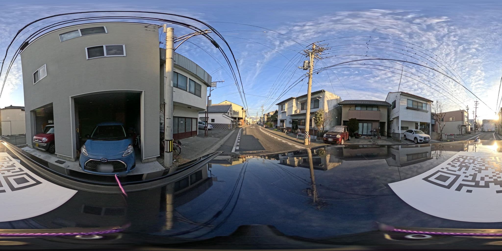 Street view near tabi-shiro guest house, Matsumoto — © yumechan (CC BY-SA · Mapillary)