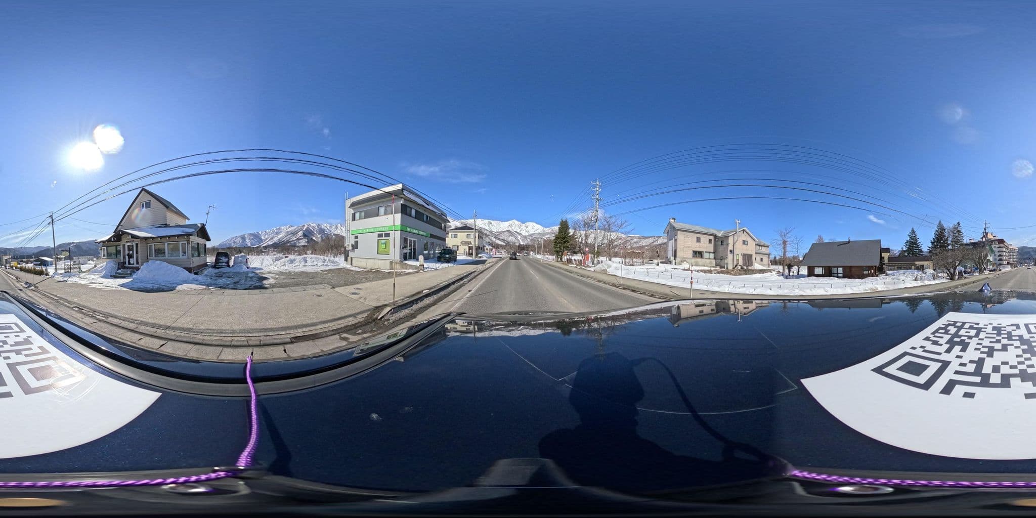 Street view near ログコテージ ヴィラ八方, Hakuba — © yumechan (CC BY-SA · Mapillary)
