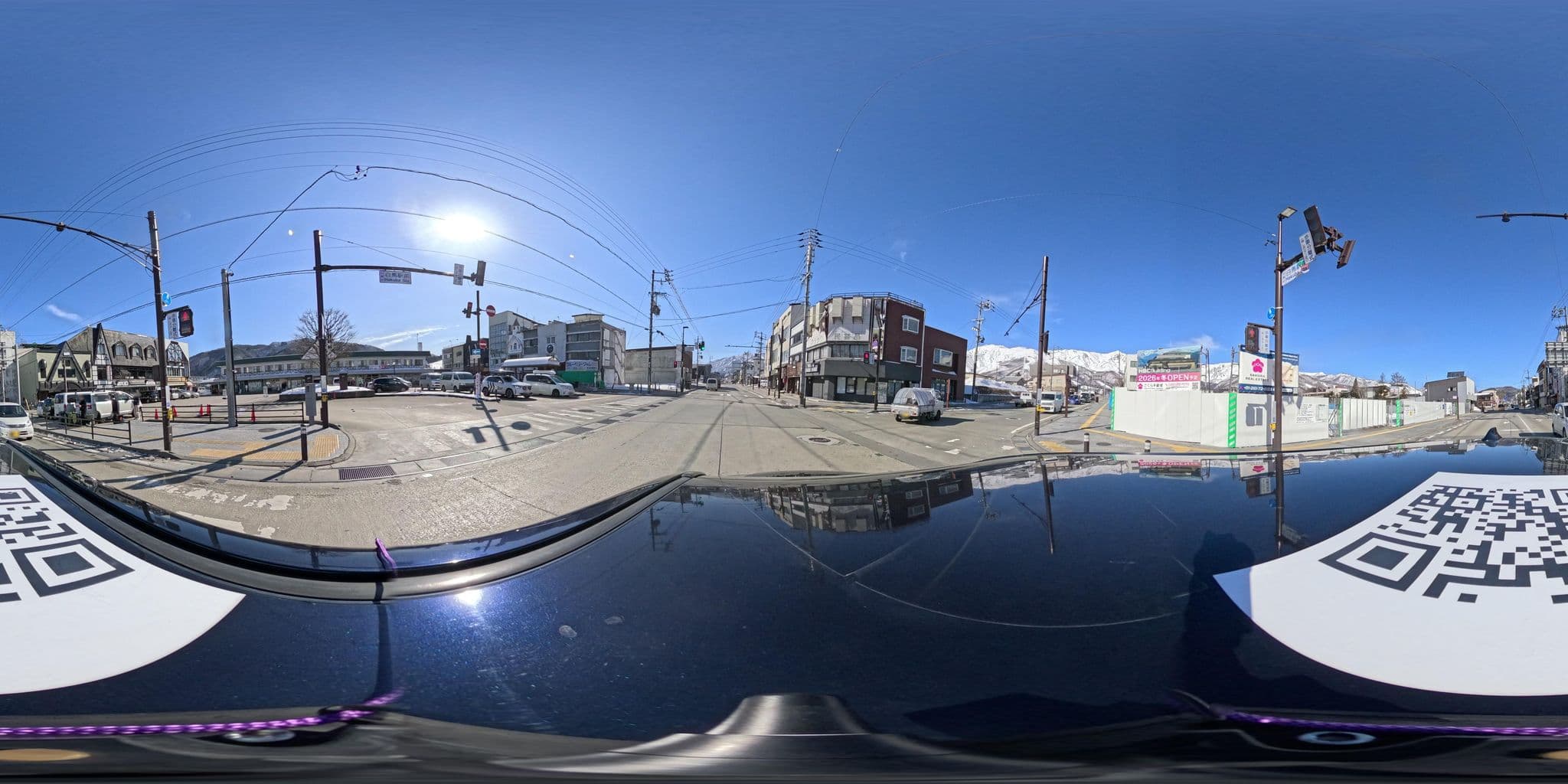 Street view near ロッジ池田屋, Hakuba — © yumechan (CC BY-SA · Mapillary)