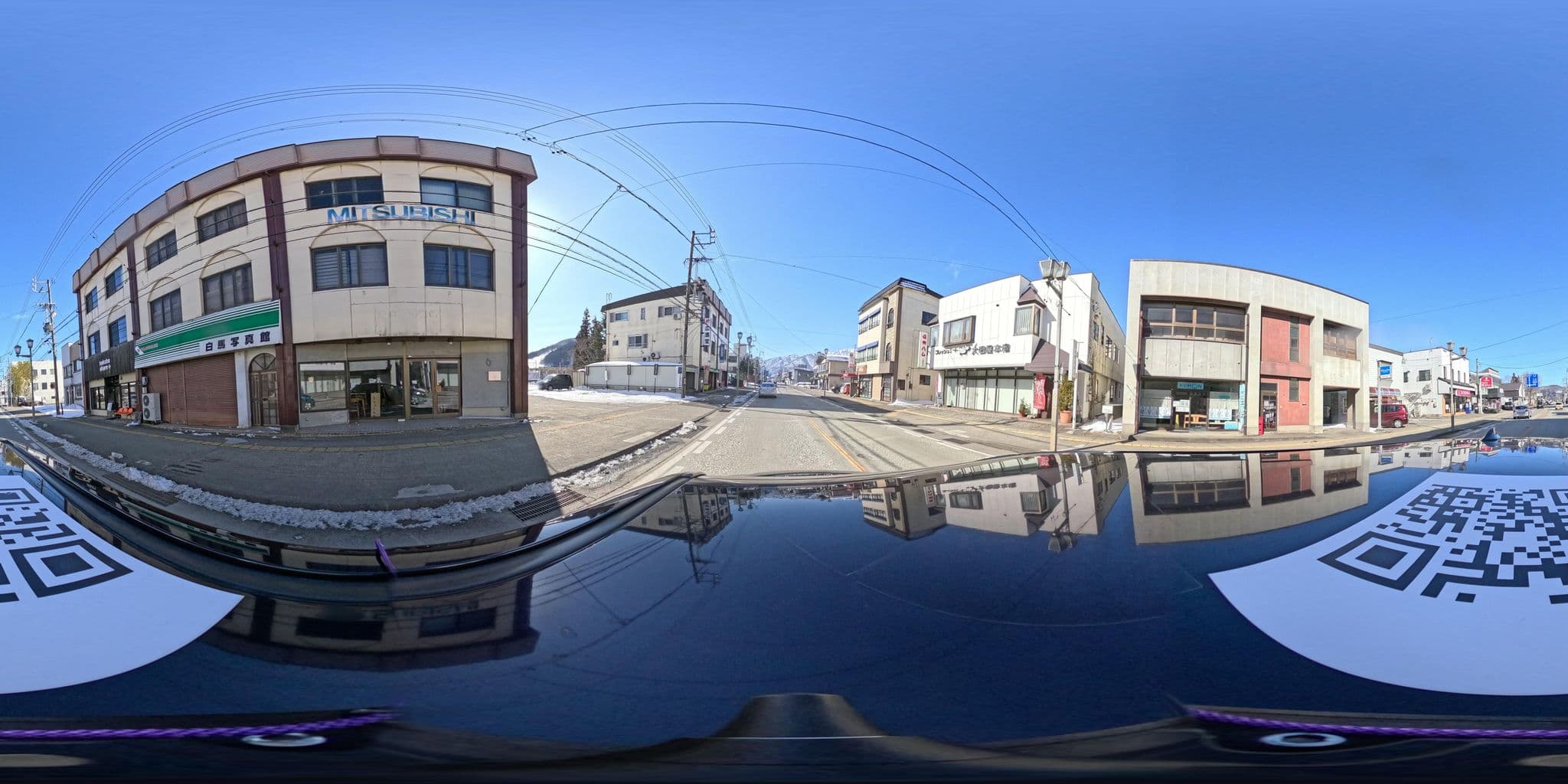 Street view near hakuba station guest house en, Hakuba — © yumechan (CC BY-SA · Mapillary)