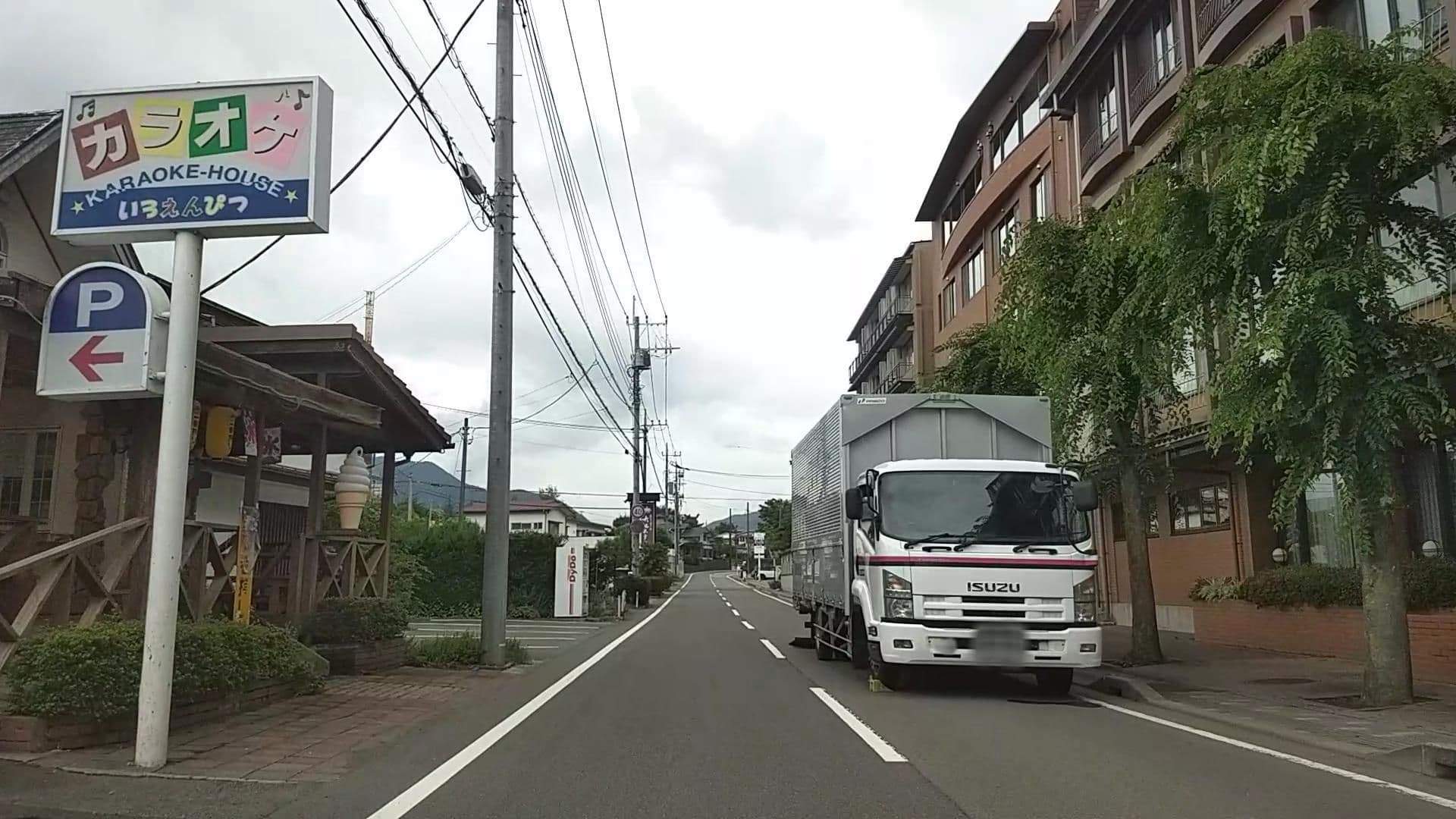Street view near 河口湖 大池ホテル別館 悠楽, Narusawa — © drivephotograph (CC BY-SA · Mapillary)