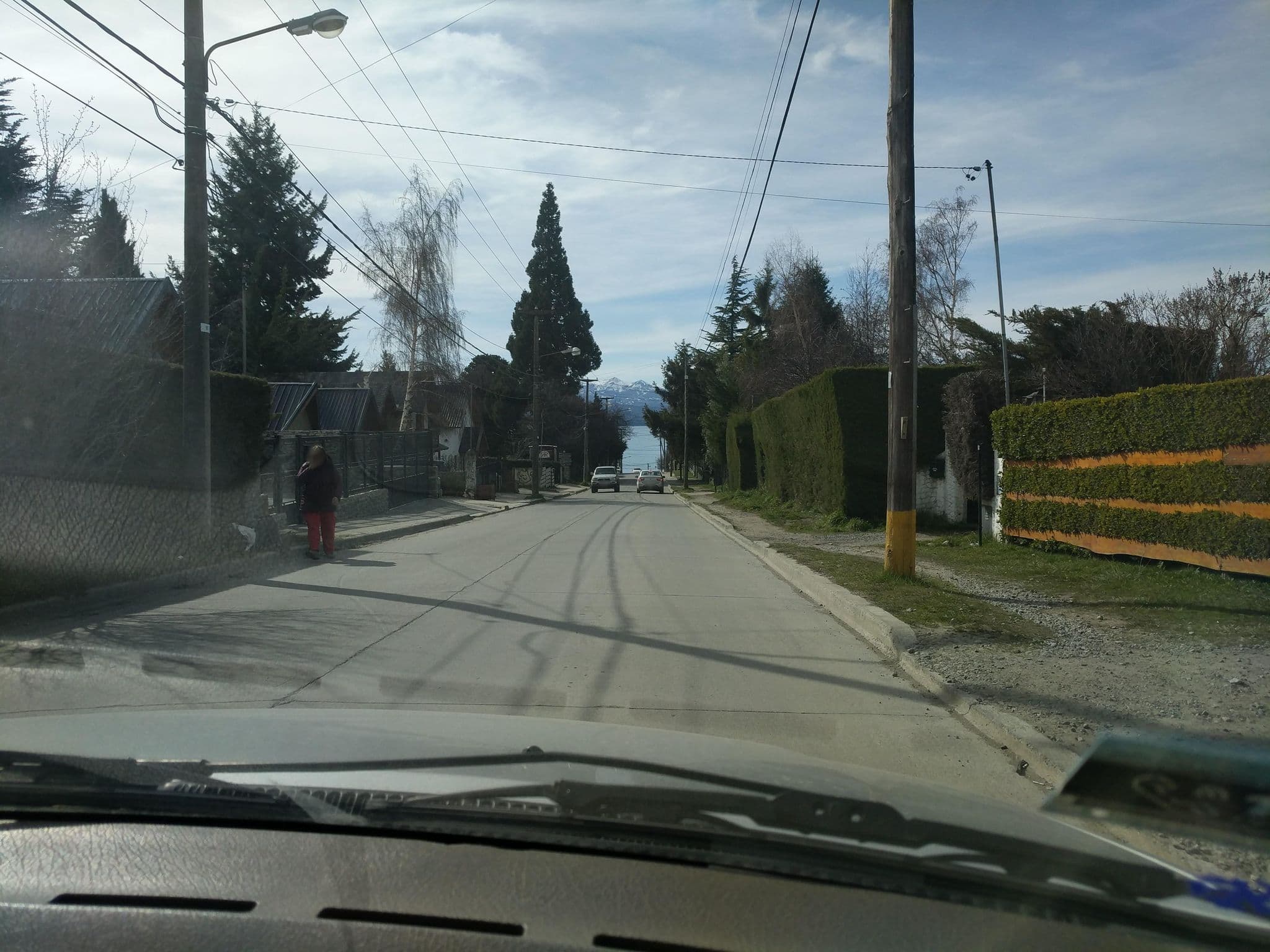 Street view near Hotel Le Charme, San Carlos de Bariloche