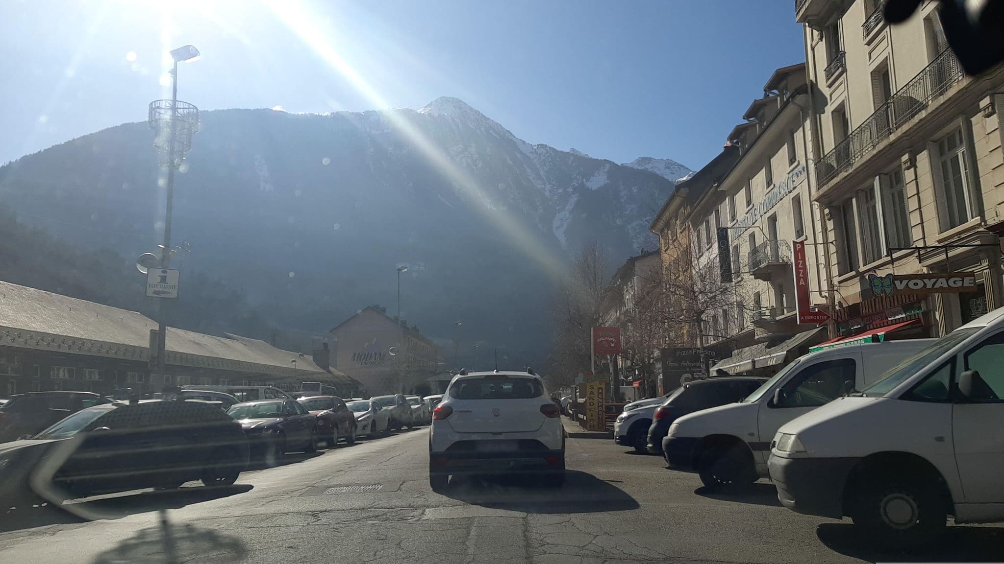 Street view near Hôtel le Commerce, Modane — © alexmodesto73 (CC BY-SA · Mapillary)