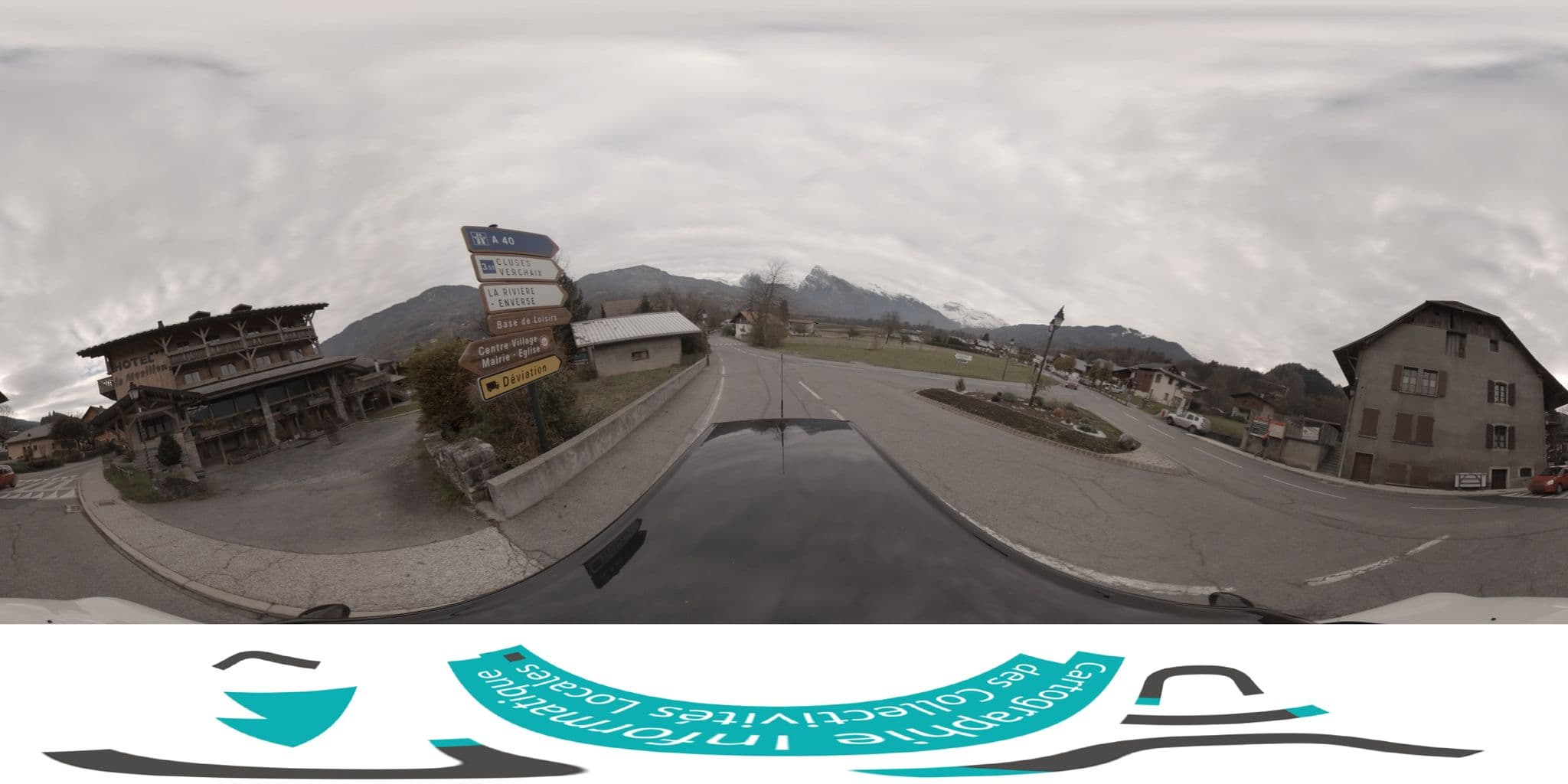 Street view near Le Morillon Hôtels-Chalets de Tradition, Samoëns — © cicl (CC BY-SA · Mapillary)