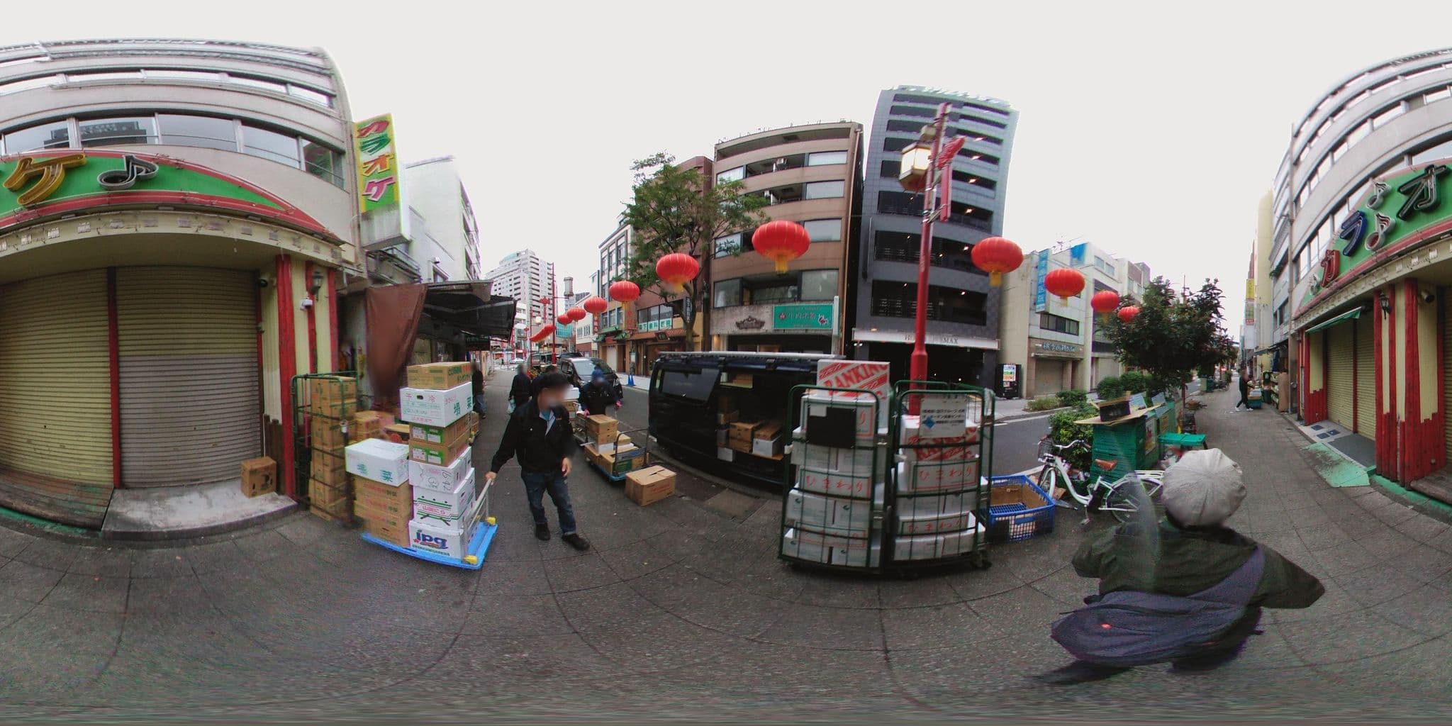 Street view near ホテルリブマックス横浜スタジアム前, Yokohama — © mura (CC BY-SA · Mapillary)