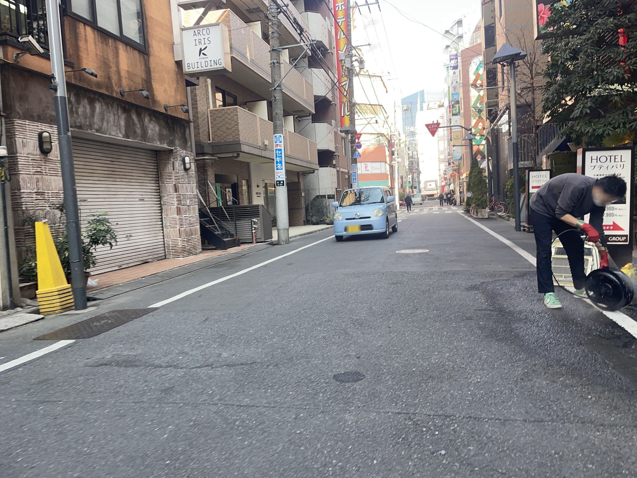 Street view near Hotel Rouge, Ikebukuro — © musashino5 (CC BY-SA · Mapillary)