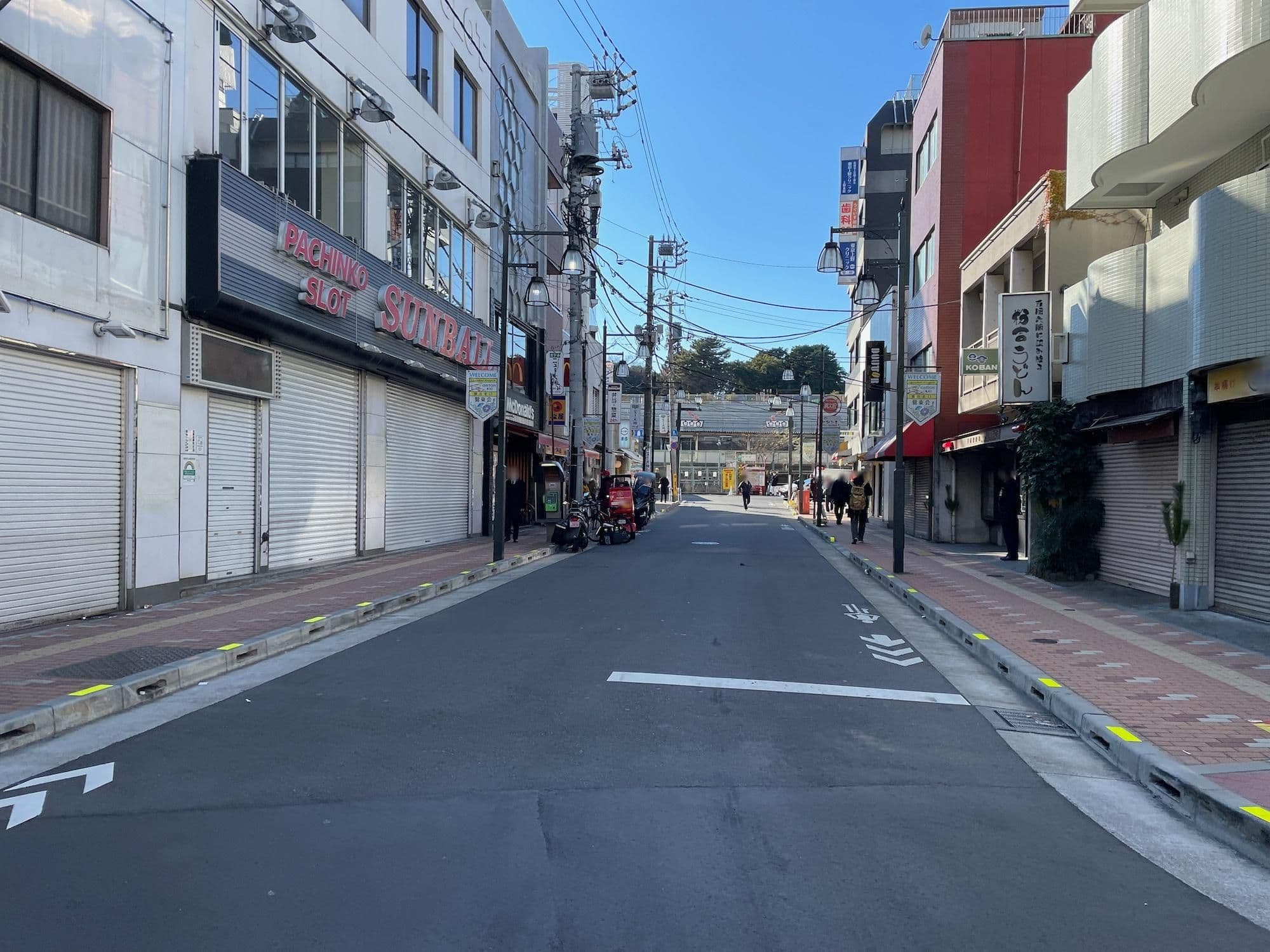 Street view near Hotel Exe Annex, Iriya — © musashino5 (CC BY-SA · Mapillary)