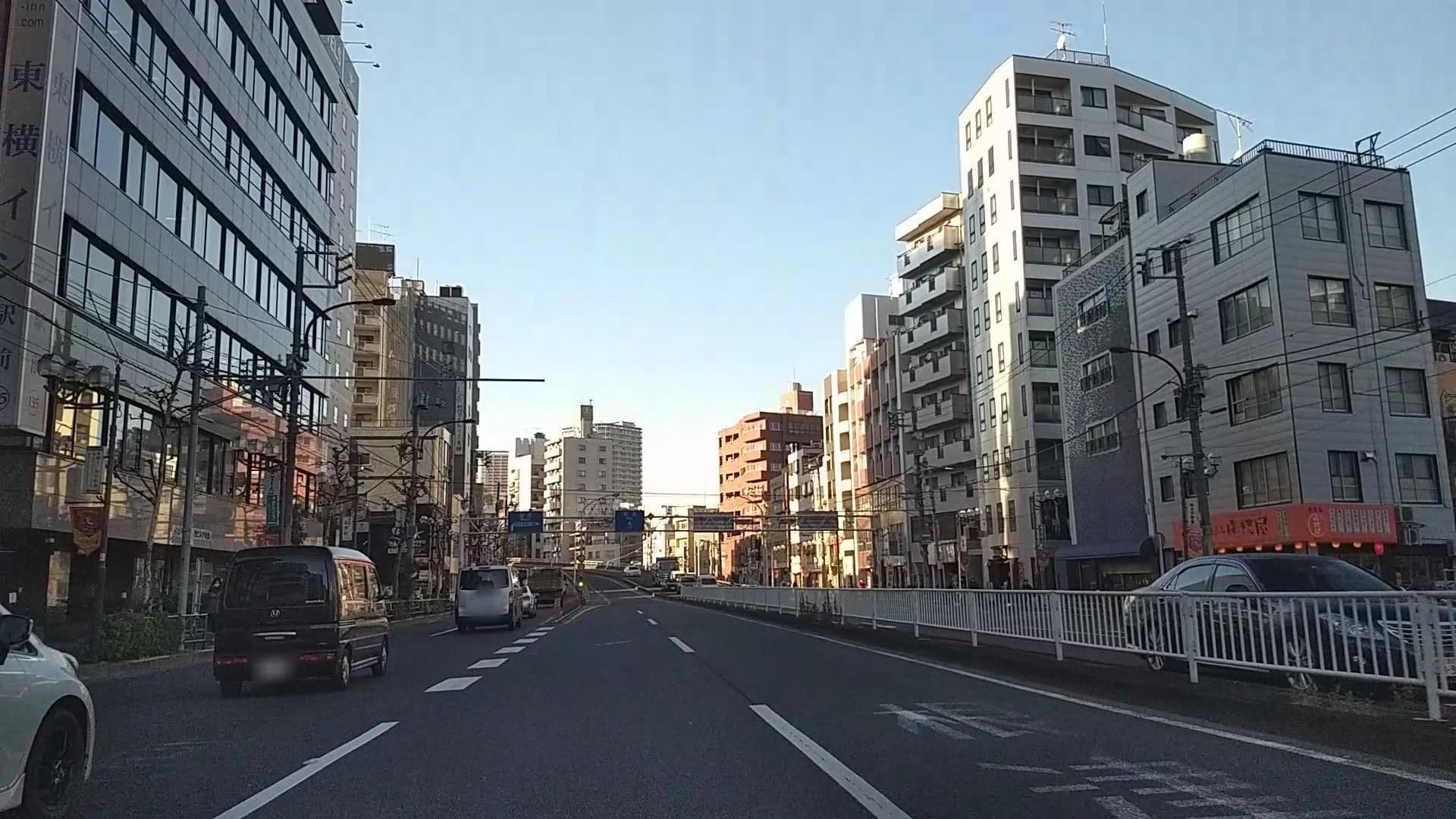 Street view near 東横イン鶯谷駅前, Iriya — © drivephotograph (CC BY-SA · Mapillary)
