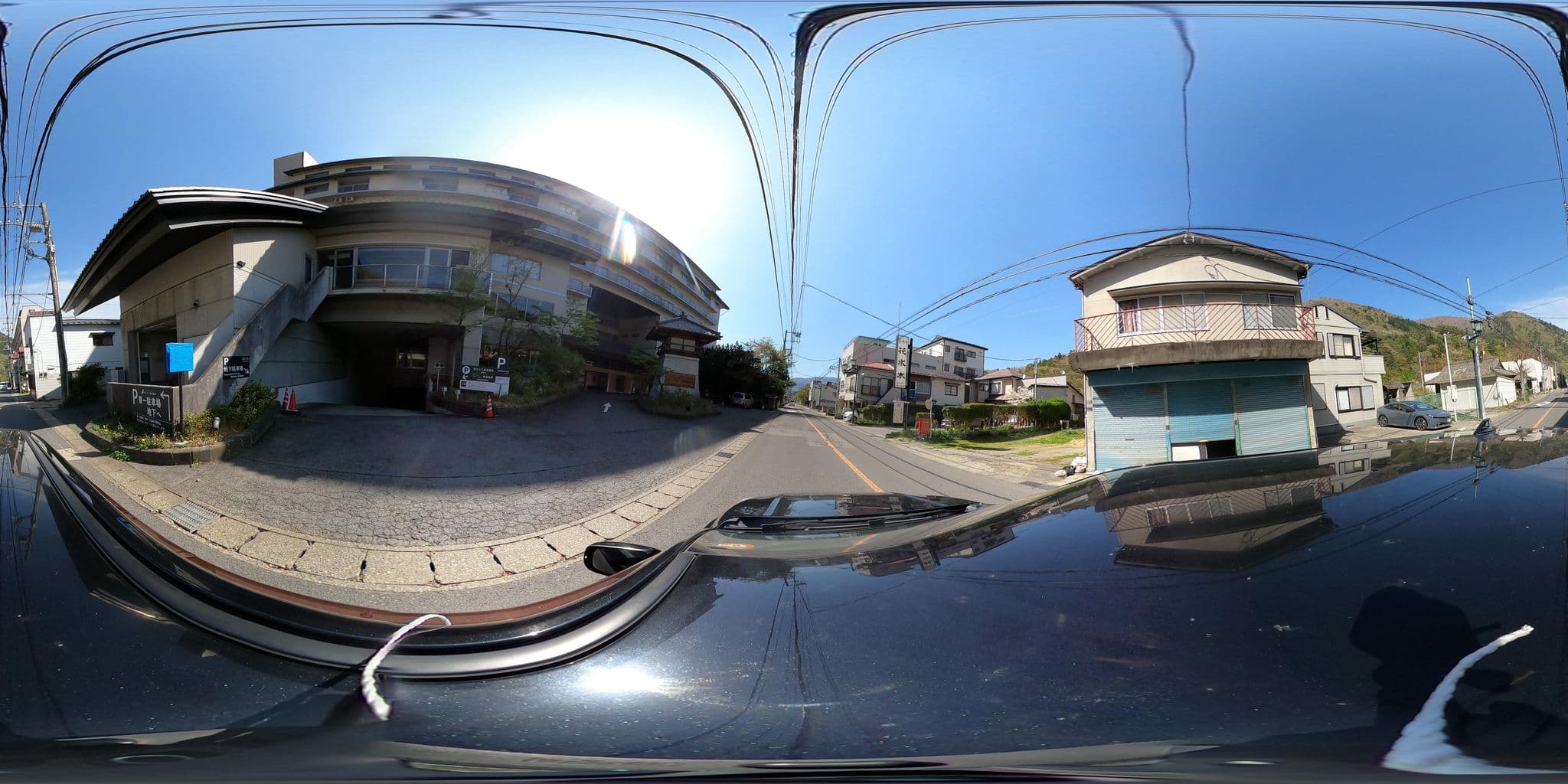 Street view near 紀州鉄道那須塩原ホテル, Kinugawa Onsen — © yuki_charo (CC BY-SA · Mapillary)