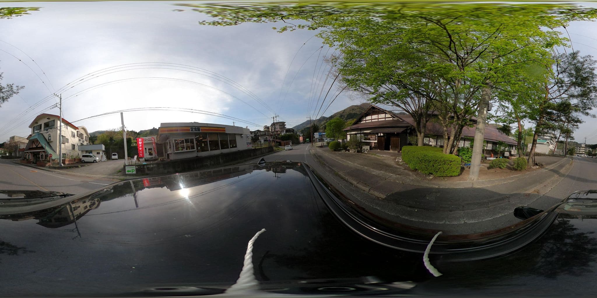 Street view near 源泉掛け流しの小さなホテル塩原山荘, Kinugawa Onsen — © yuki_charo (CC BY-SA · Mapillary)