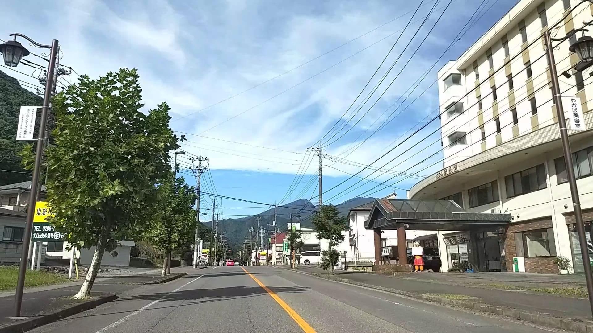 Street view near ホテル錦泉閣, Kinugawa Onsen — © drivephotograph (CC BY-SA · Mapillary)