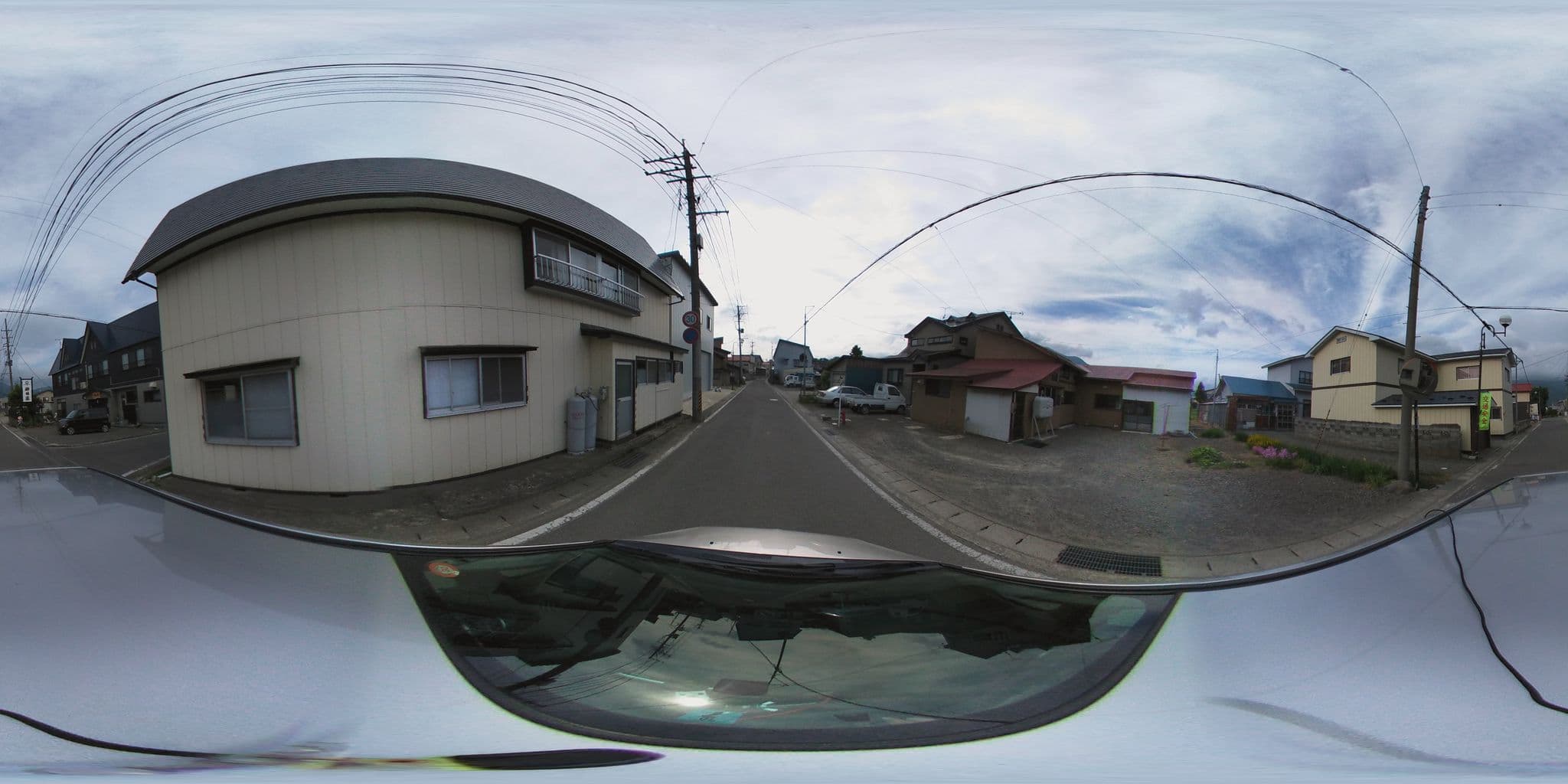 Street view near スポーツハウス民宿神田荘, Inawashiro — © tm3594 (CC BY-SA · Mapillary)