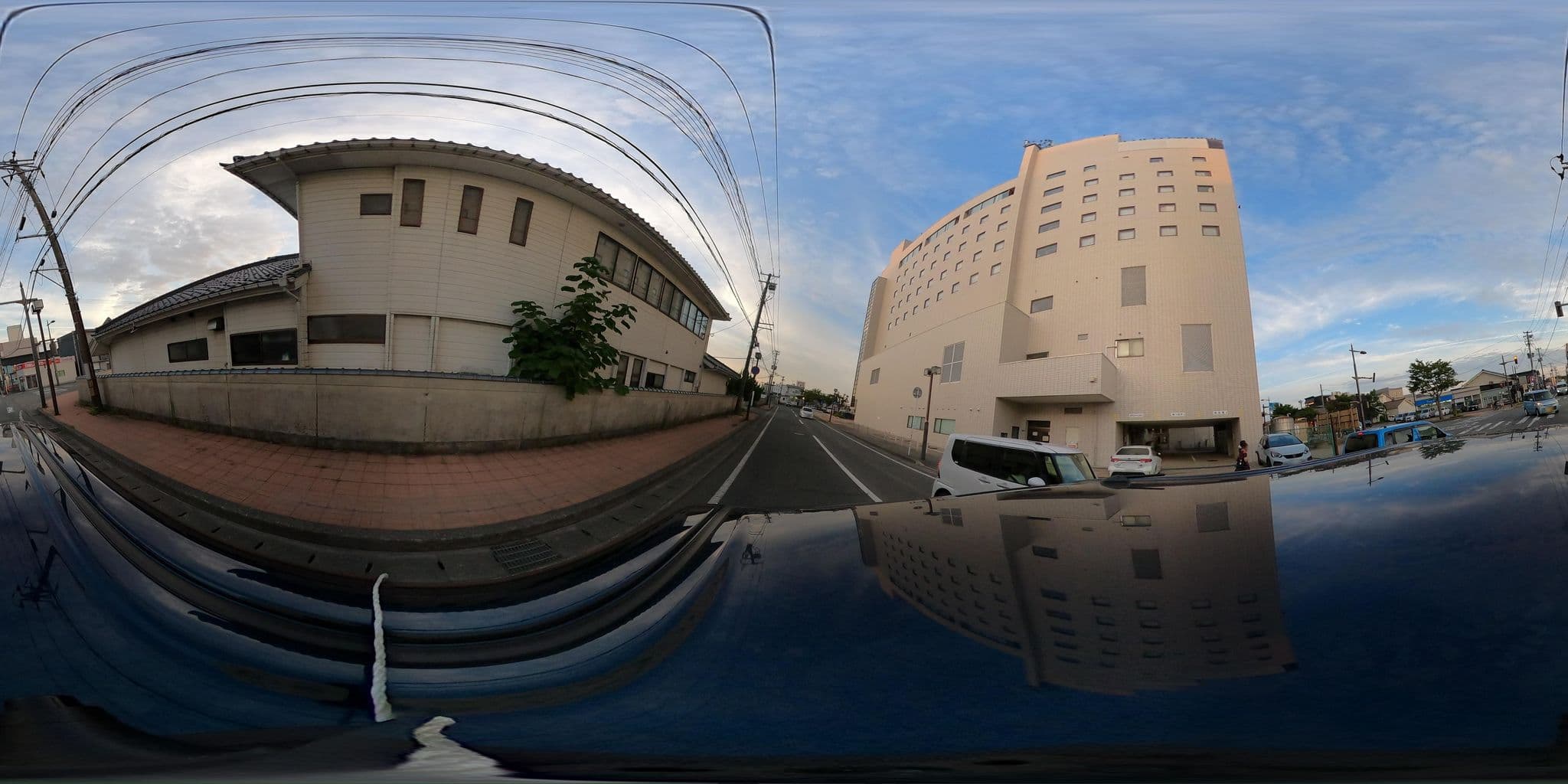 Street view near APA Hotel Yamagata Tsuruoka Ekimae, Tsuruoka — © yuki_charo (CC BY-SA · Mapillary)