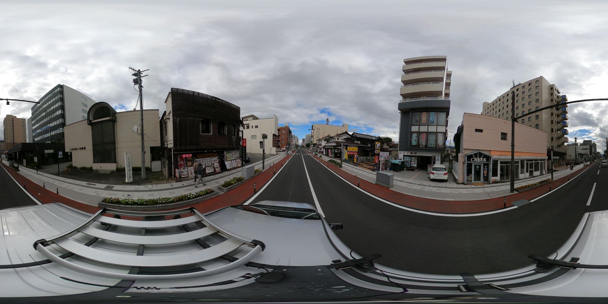 Street view near ホテルアルファーワン山形, Yamagata — © loglogy (CC BY-SA · Mapillary)