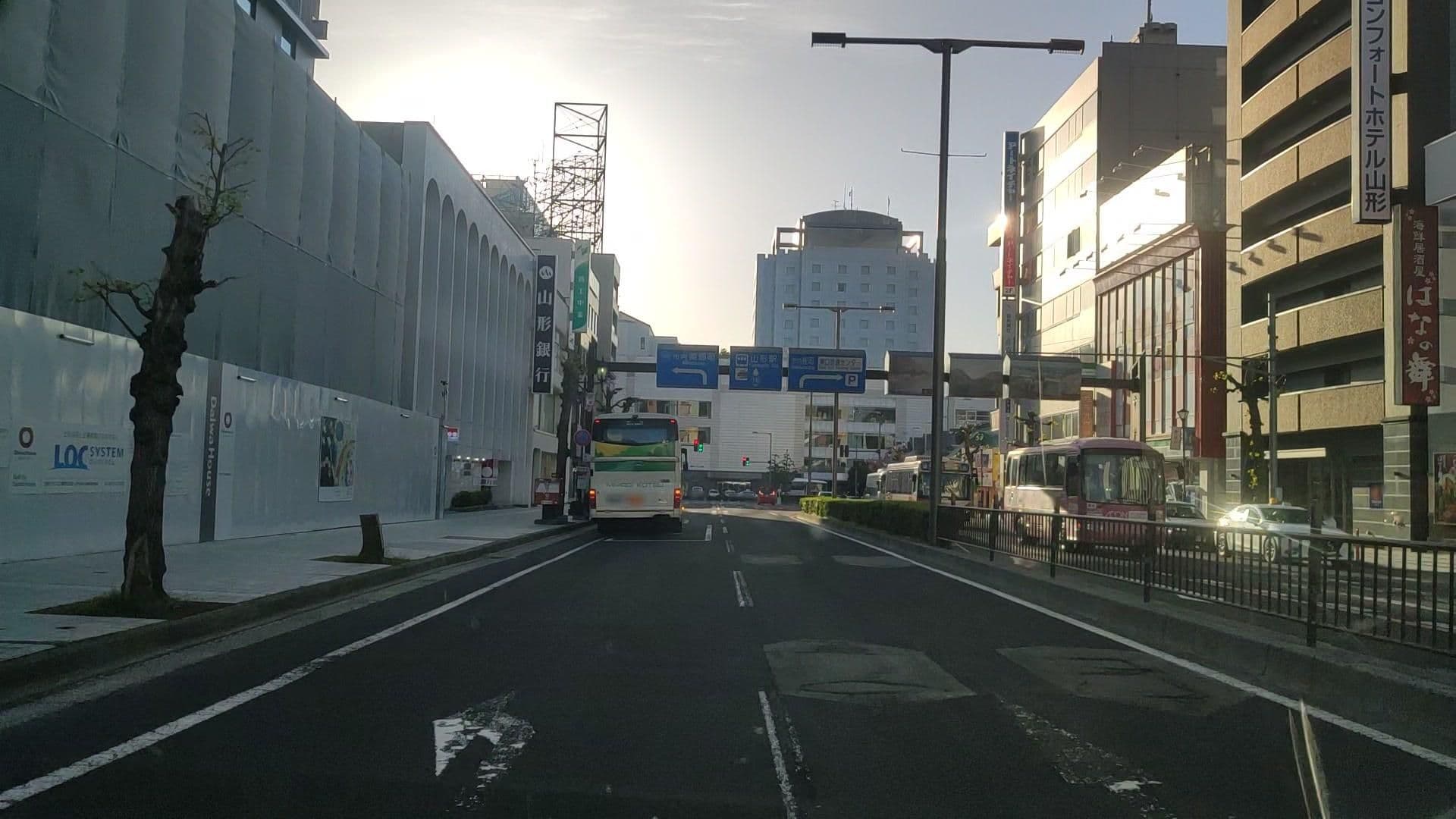 Street view near ダイワロイネットホテル山形駅前, Yamagata — © drivephotograph (CC BY-SA · Mapillary)