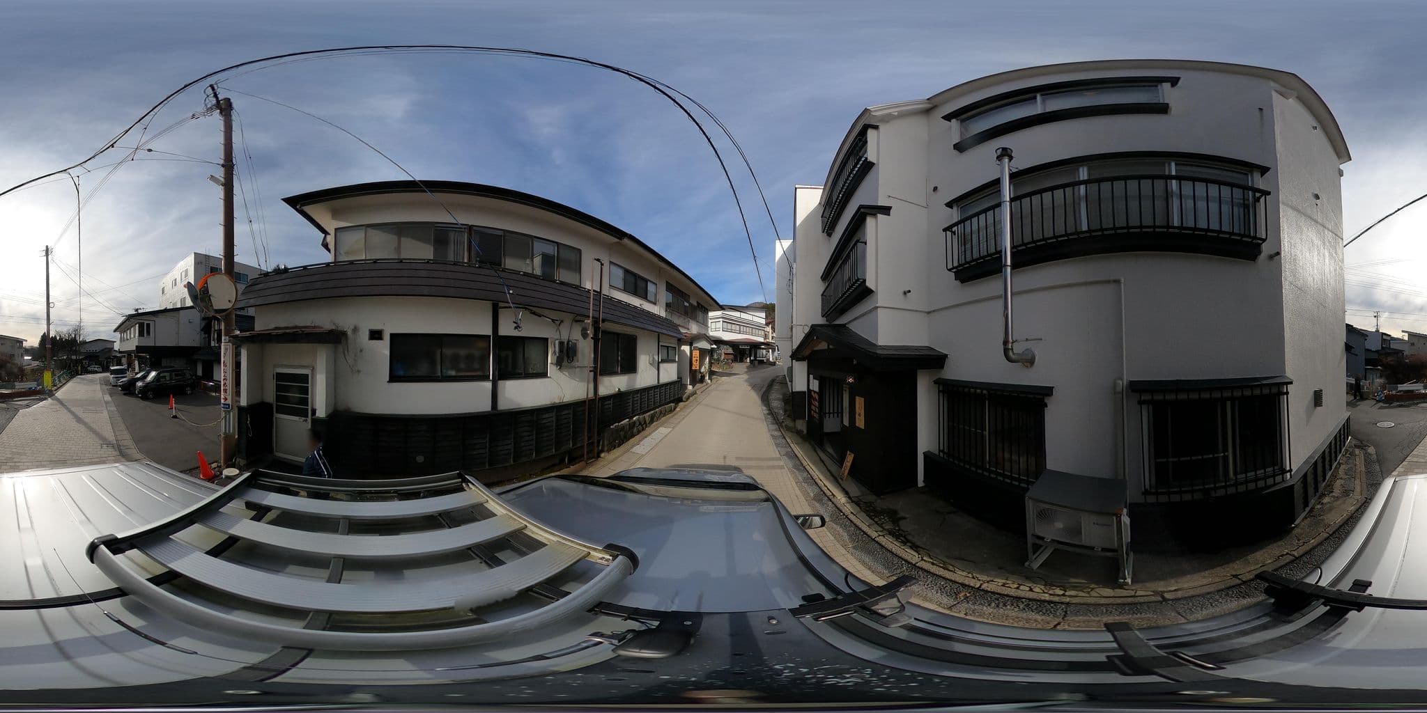 Street view near 高砂屋旅館, Yamagata — © loglogy (CC BY-SA · Mapillary)