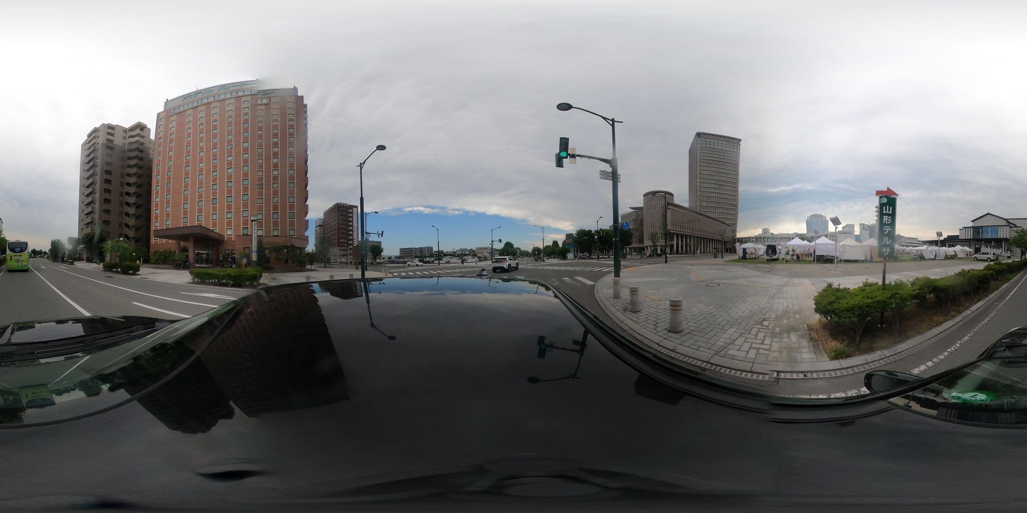 Street view near ホテルルートイン 山形駅前, Yamagata — © rgtm_ryuiki (CC BY-SA · Mapillary)