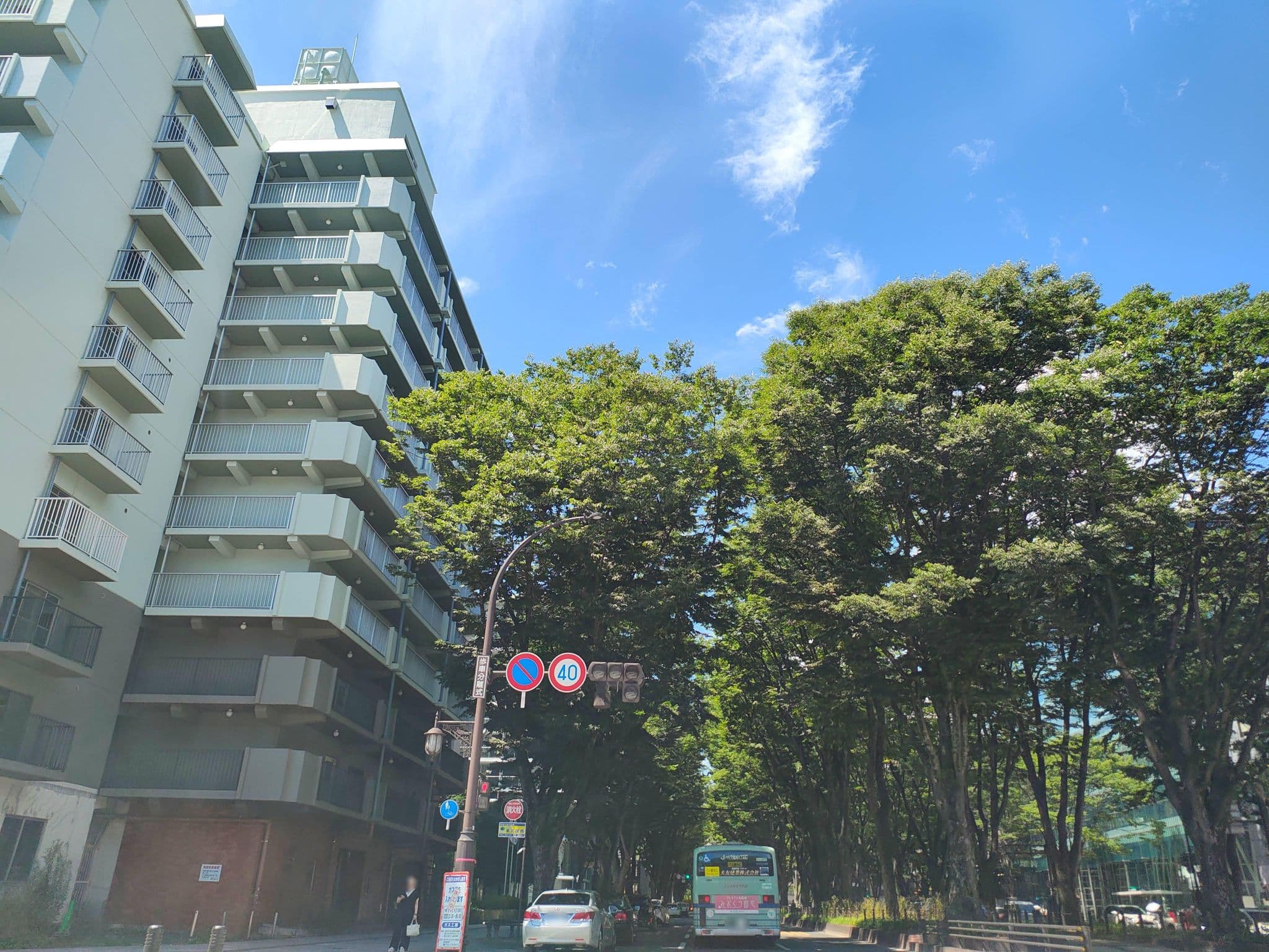 Street view near みんなのはせくんち, Sendai — © bunpai (CC BY-SA · Mapillary)