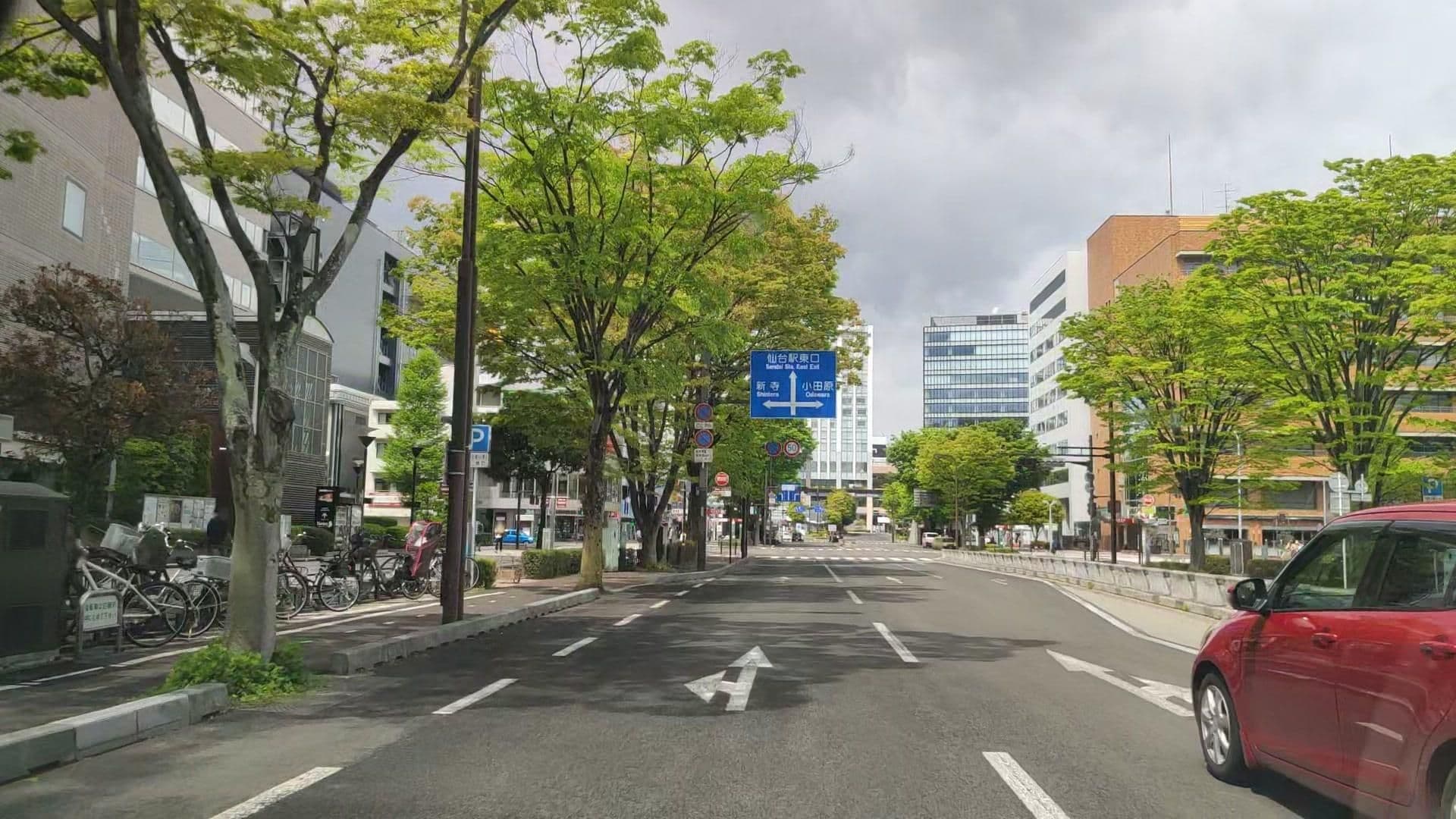 Street view near 仙台ガーデンパレス, Sendai — © drivephotograph (CC BY-SA · Mapillary)