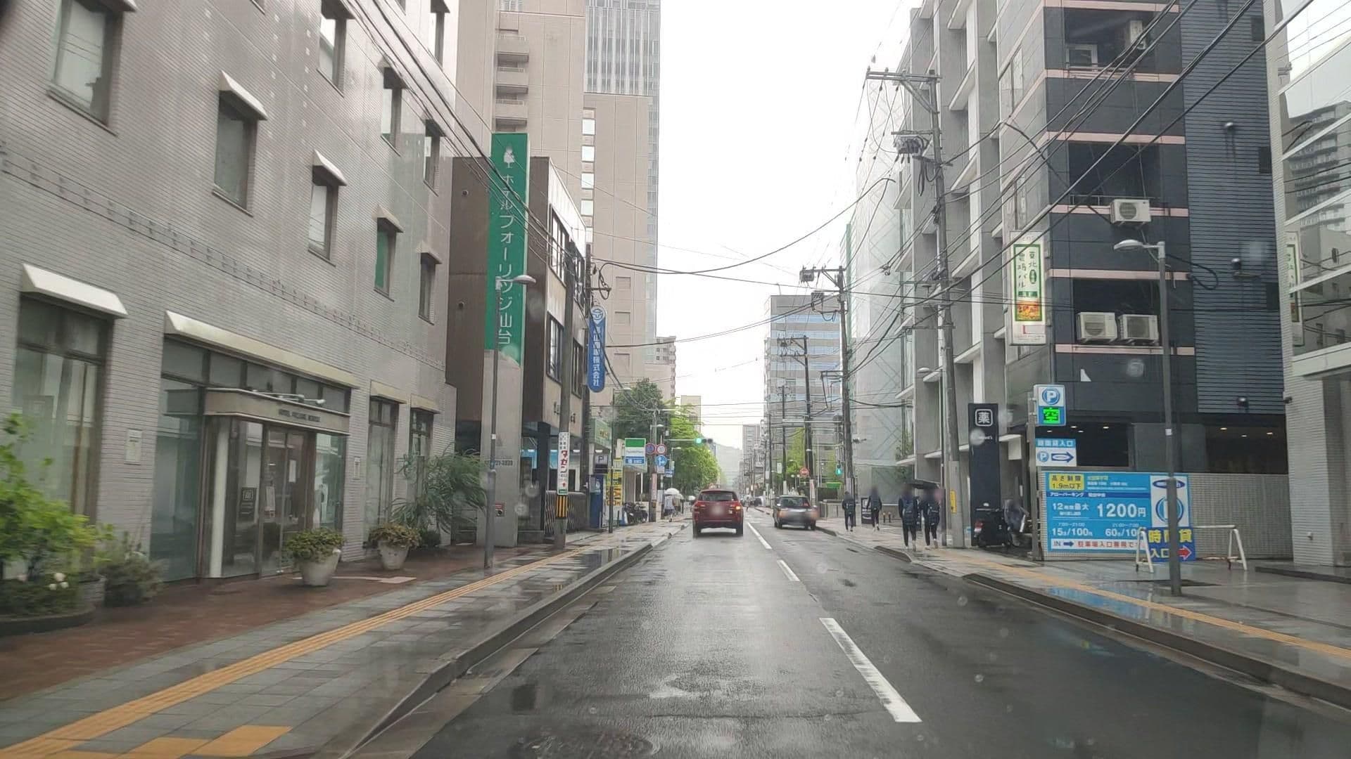 Street view near ホテル フォーリッジ 仙台 (Hotel Foliage Sendai), Sendai — © drivephotograph (CC BY-SA · Mapillary)