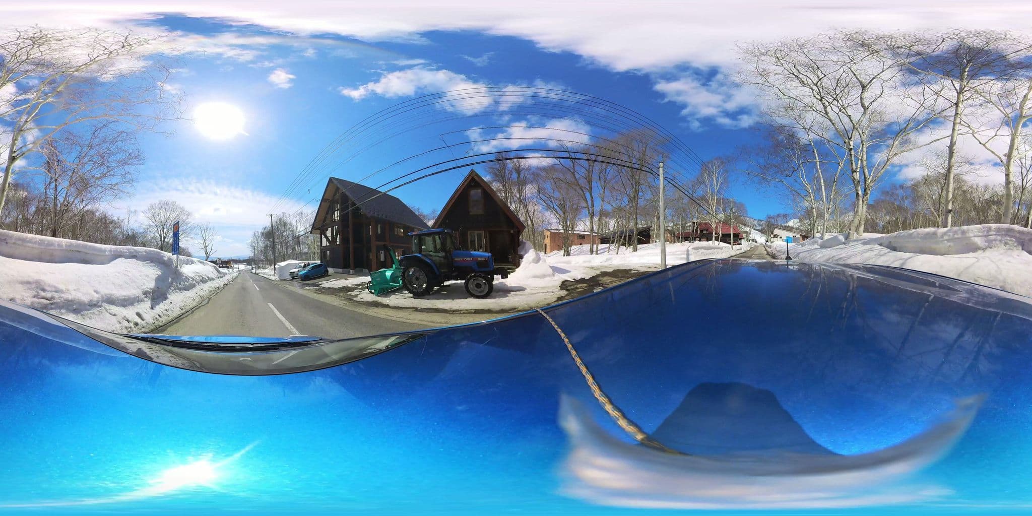 Street view near ロッジモイワ834, Niseko — © kichisuke (CC BY-SA · Mapillary)