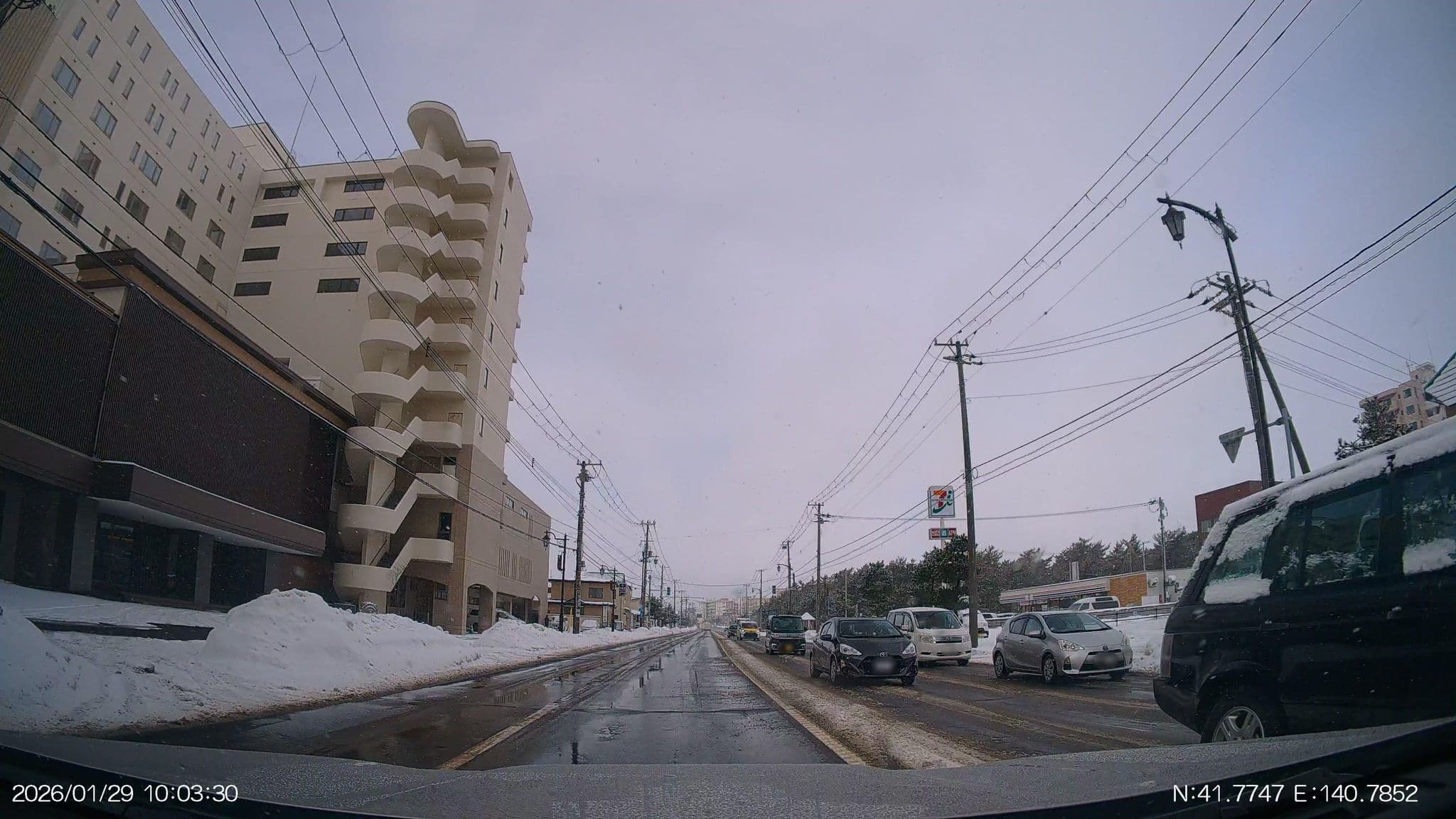 Street view near 湯の川プリンスホテル 渚亭, Hakodate — © aHS (CC BY-SA · Mapillary)