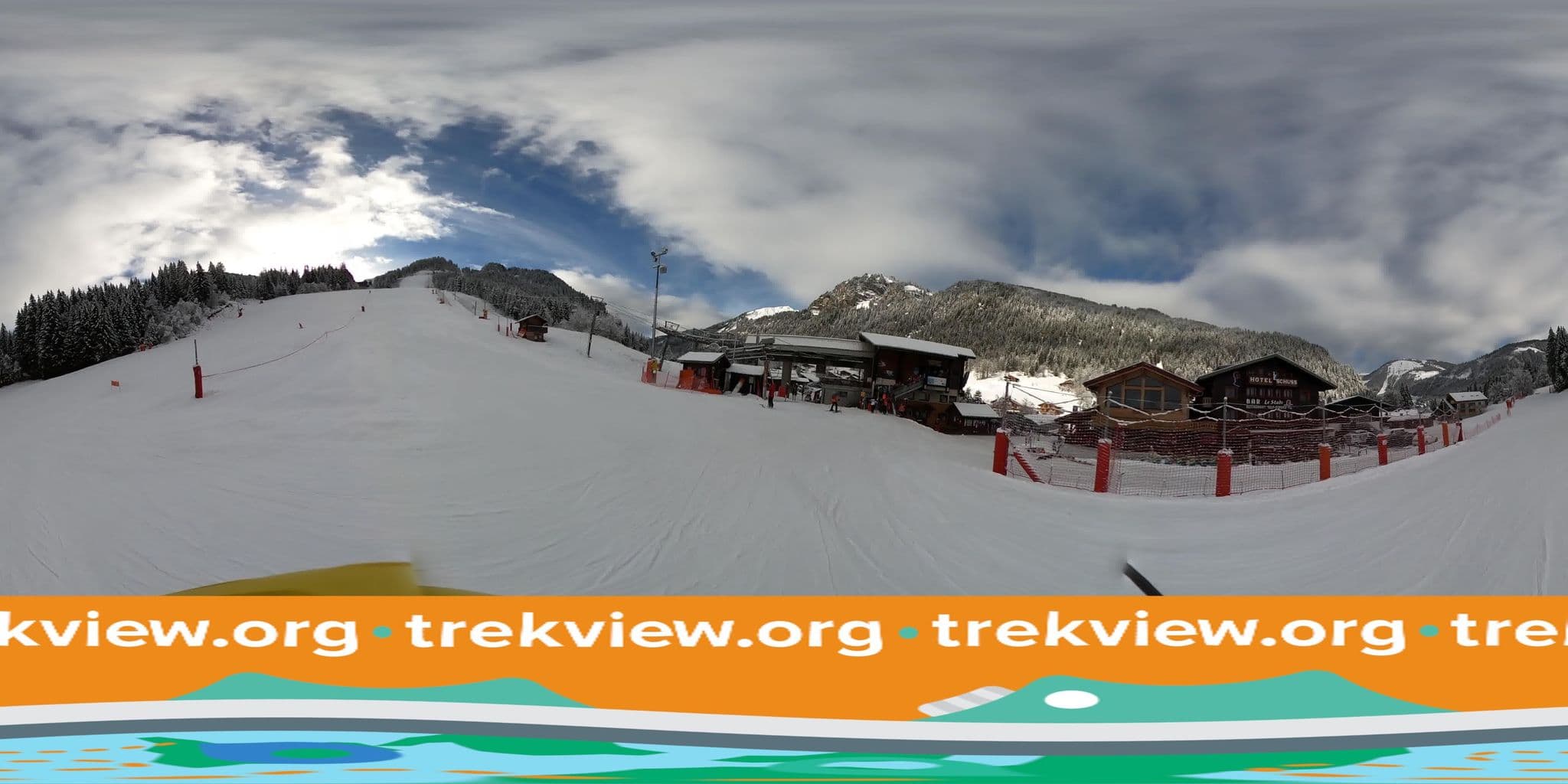 Street view near Le Schuss, Châtel — © trekviewed (CC BY-SA · Mapillary)
