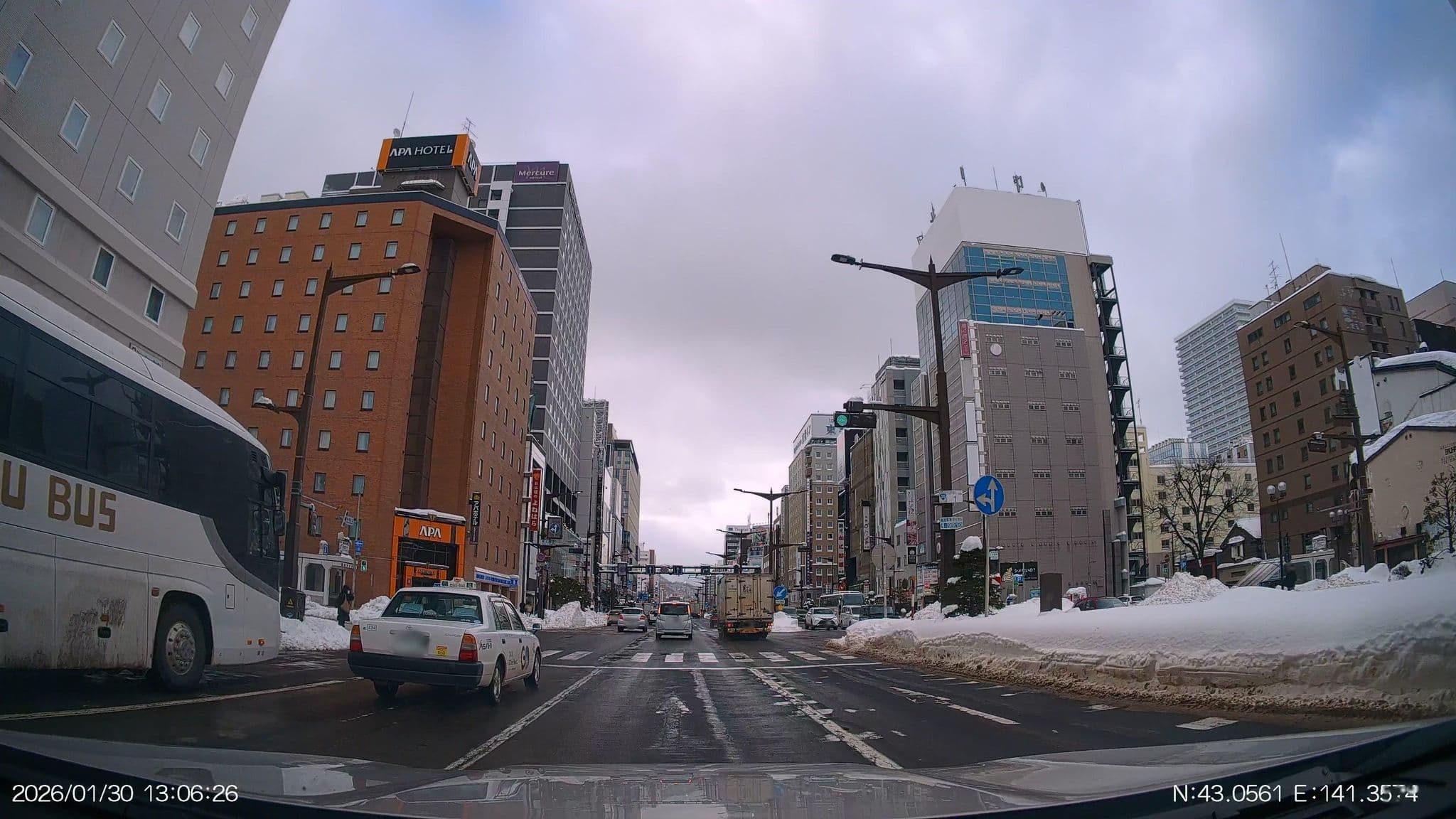 Street view near ダイワロイネットホテル札幌すすきの, Sapporo — © aHS (CC BY-SA · Mapillary)