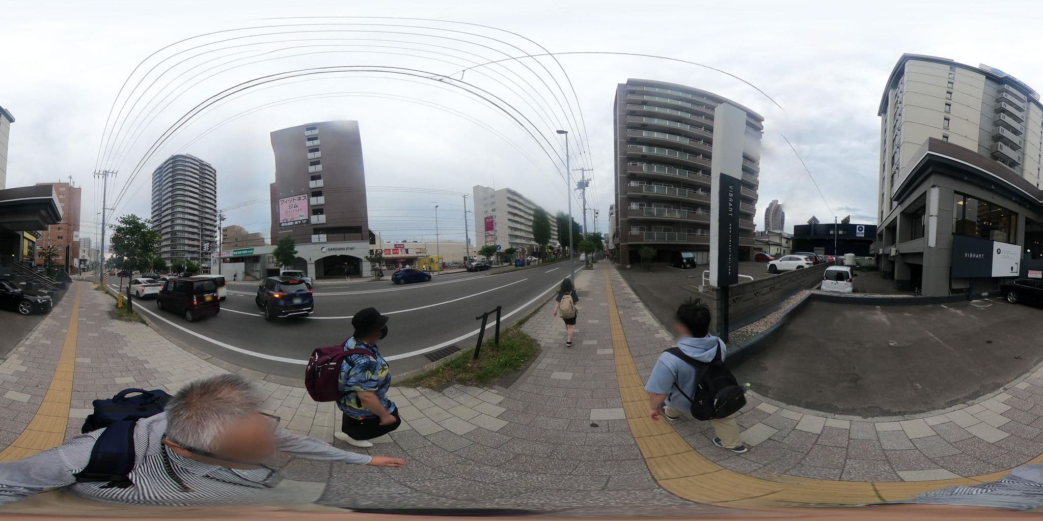 Street view near GARDENS STAY, Sapporo — © harimawood (CC BY-SA · Mapillary)