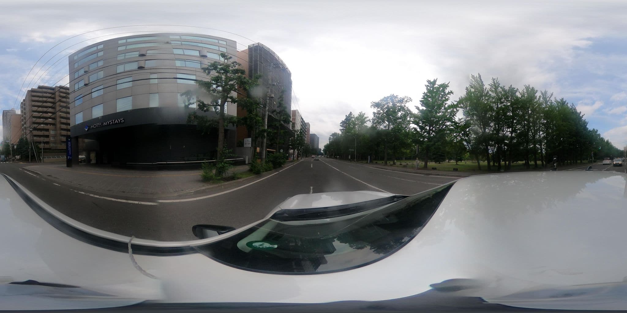Street view near ホテルマイステイズ札幌中島公園, Sapporo — © rgtm_ryuiki (CC BY-SA · Mapillary)