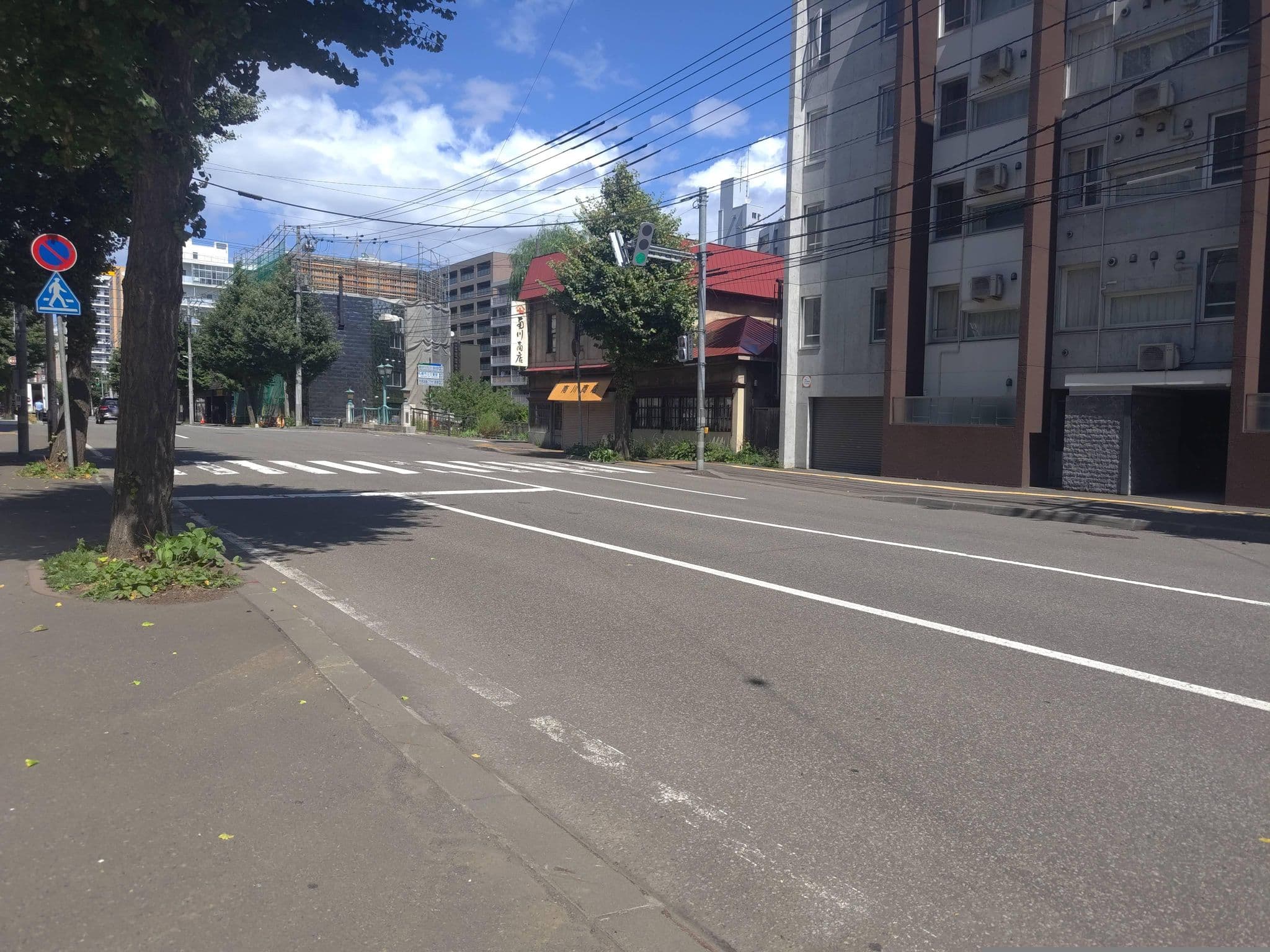 Street view near Residence Hotel Liberte, Sapporo — © komali2 (CC BY-SA · Mapillary)