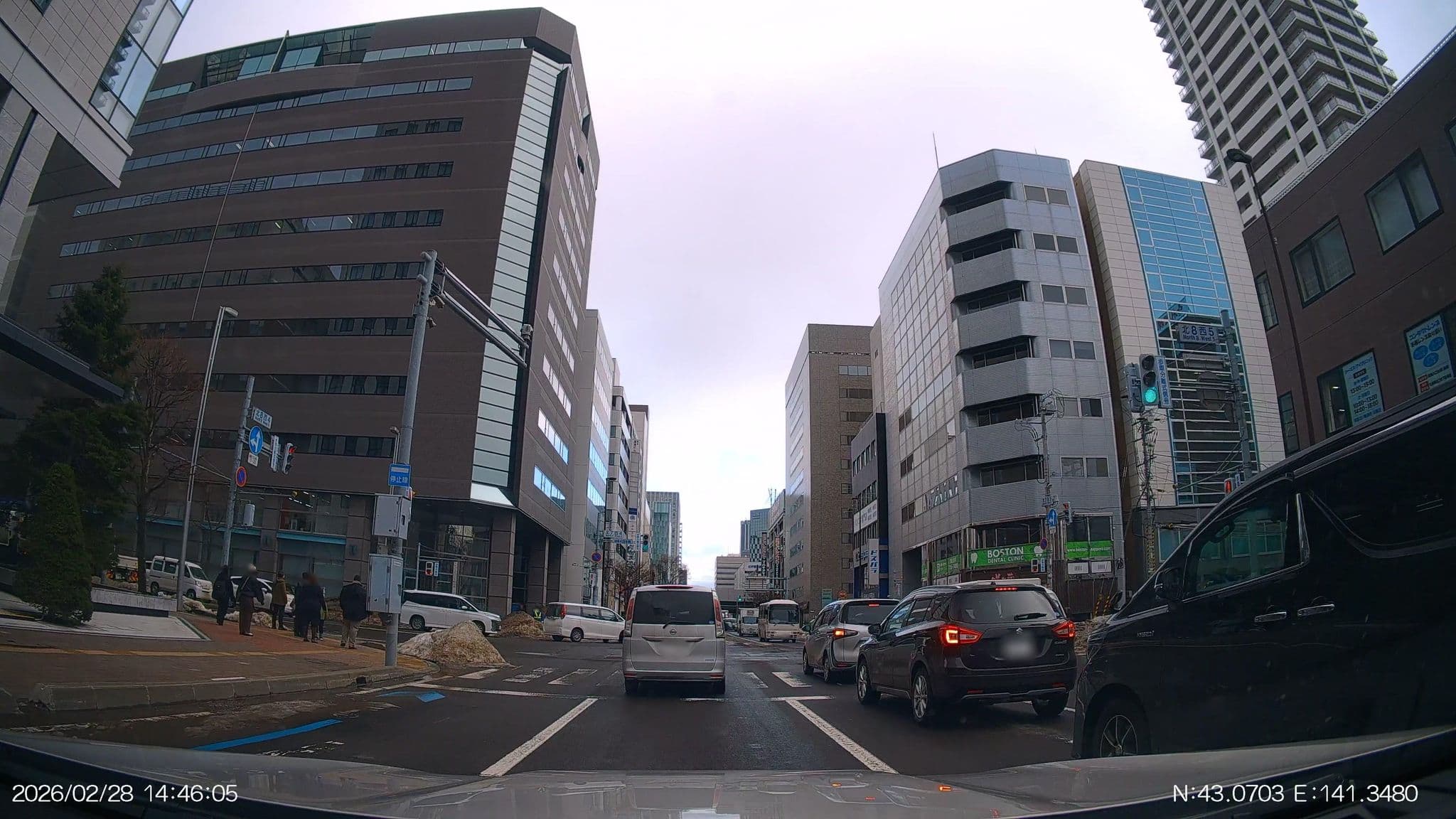 Street view near 京王プレリアホテル札幌 (Keio Prelia Hotel Sapporo), Sapporo — © aHS (CC BY-SA · Mapillary)