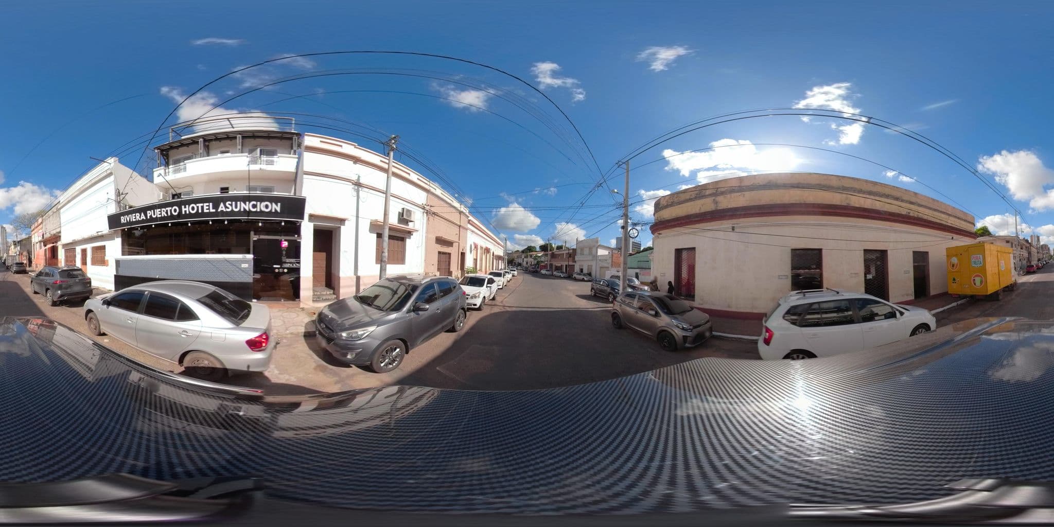 Street view near Hotel Cordoba, Asunción — © ArtzaiPY (CC BY-SA · Mapillary)