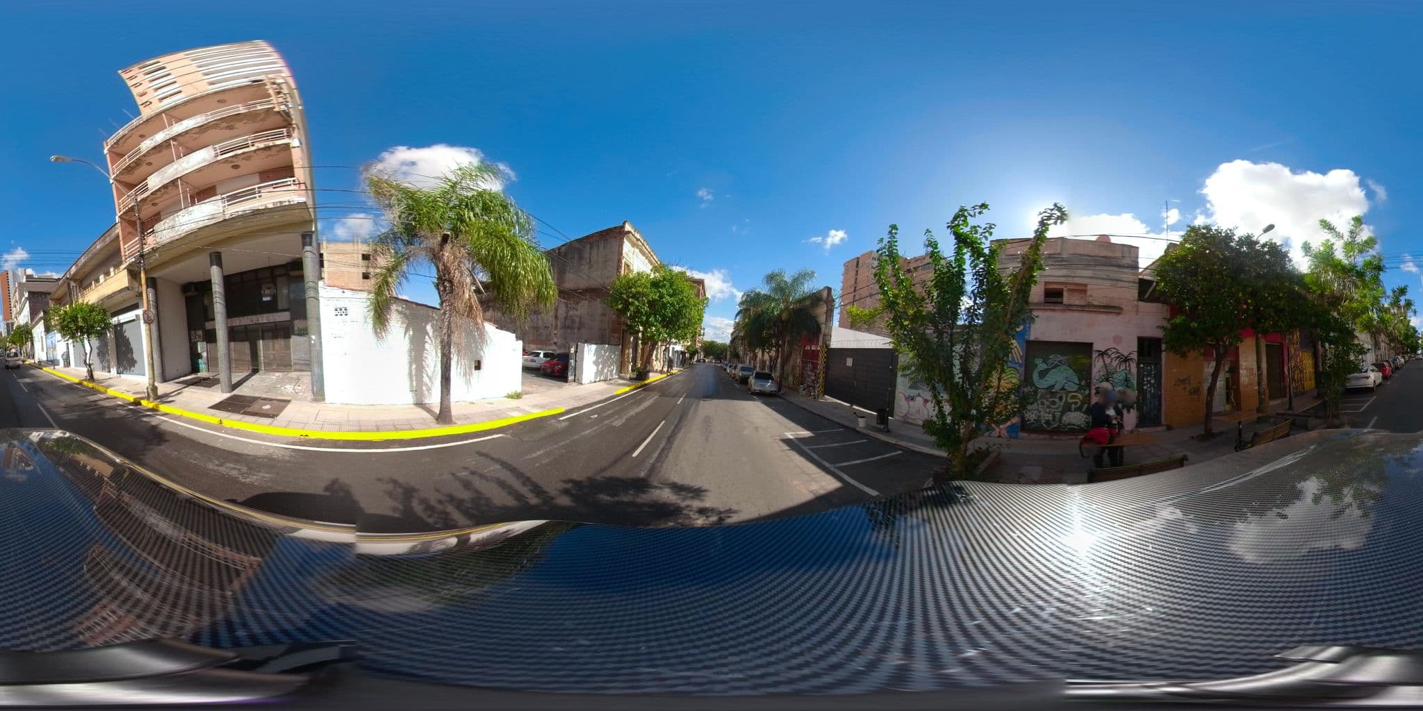 Street view near Hotel Zaphir, Asunción — © ArtzaiPY (CC BY-SA · Mapillary)