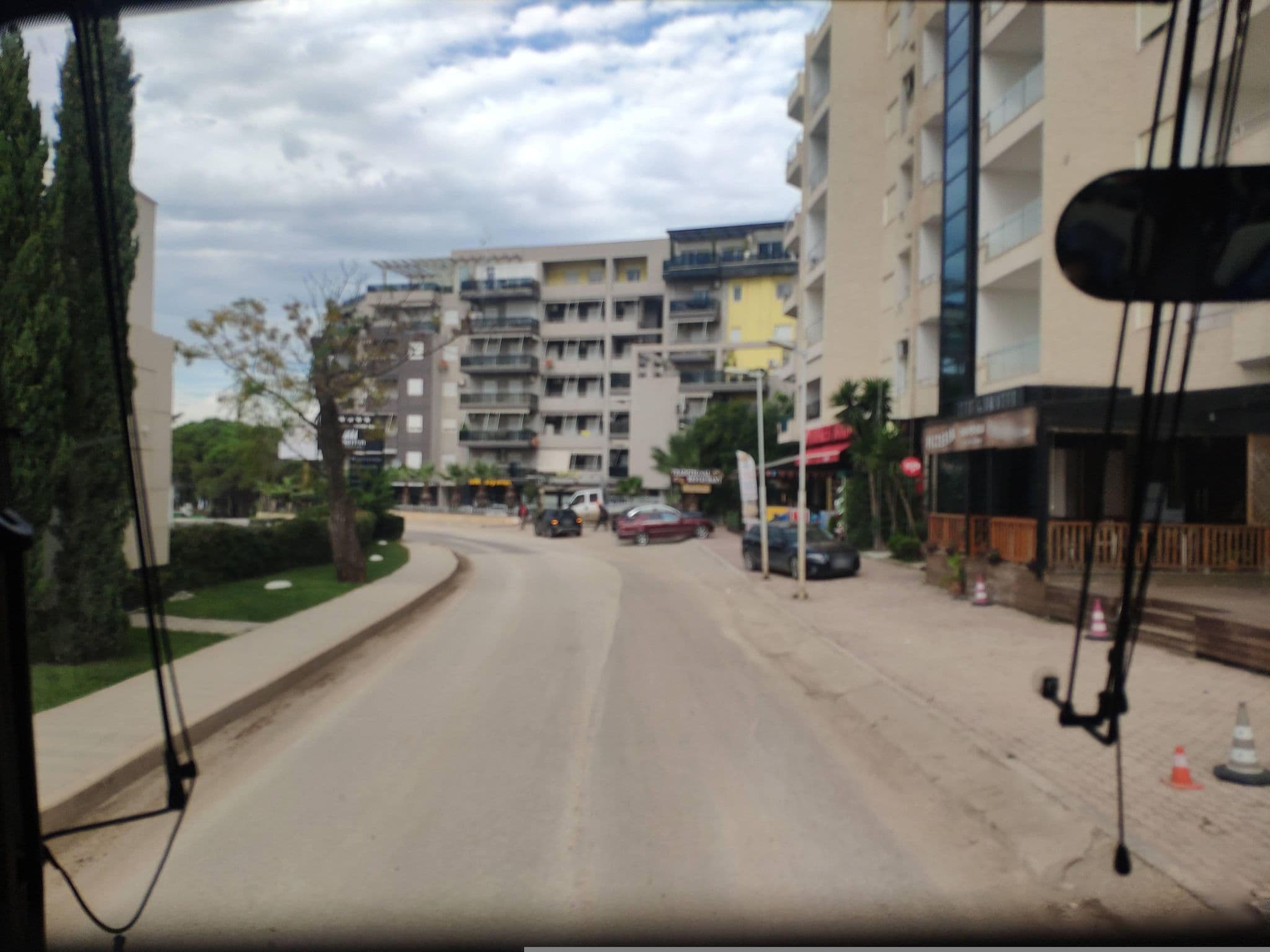 Street view near Aler Luxury Hotel Vlora, Vlorë — © soepzi (CC BY-SA · Mapillary)