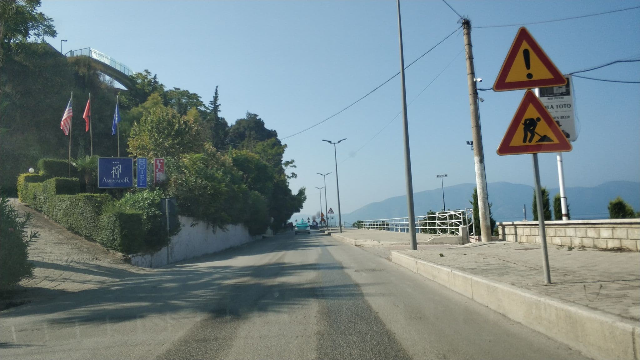 Street view near Lungomare, Vlorë — © freddouhelk (CC BY-SA · Mapillary)