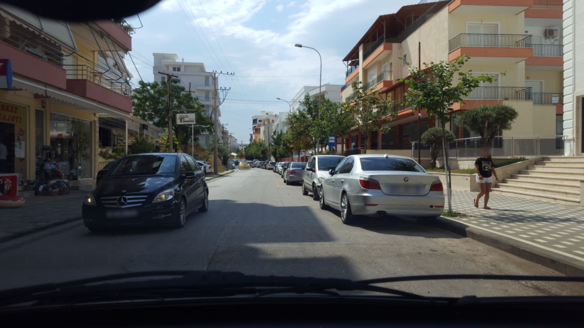 Street view near Kent Hotel, Sarandë — © denisju_osm (CC BY-SA · Mapillary)