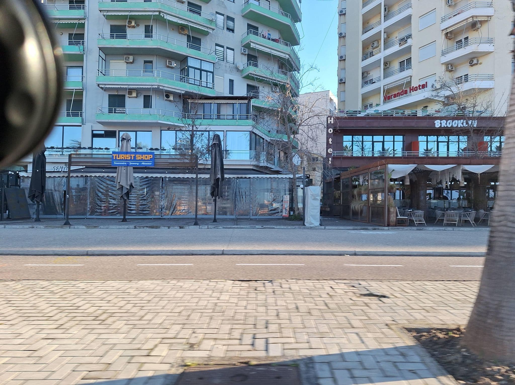 Street view near Veranda Boutique Hotel, Vlorë — © denisju_osm (CC BY-SA · Mapillary)