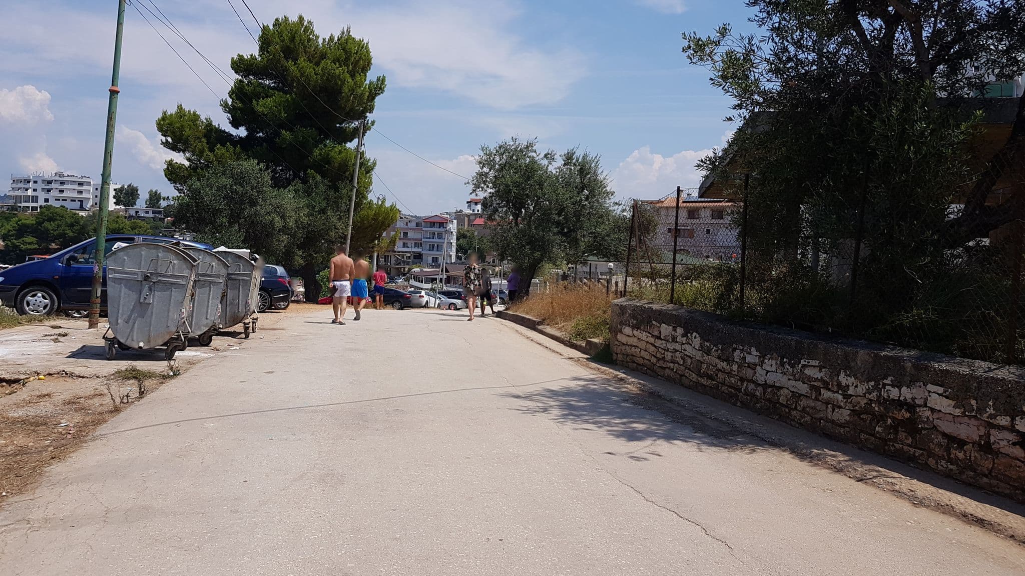 Street view near Hotel META, Ksamil — © ale_zena_it (CC BY-SA · Mapillary)