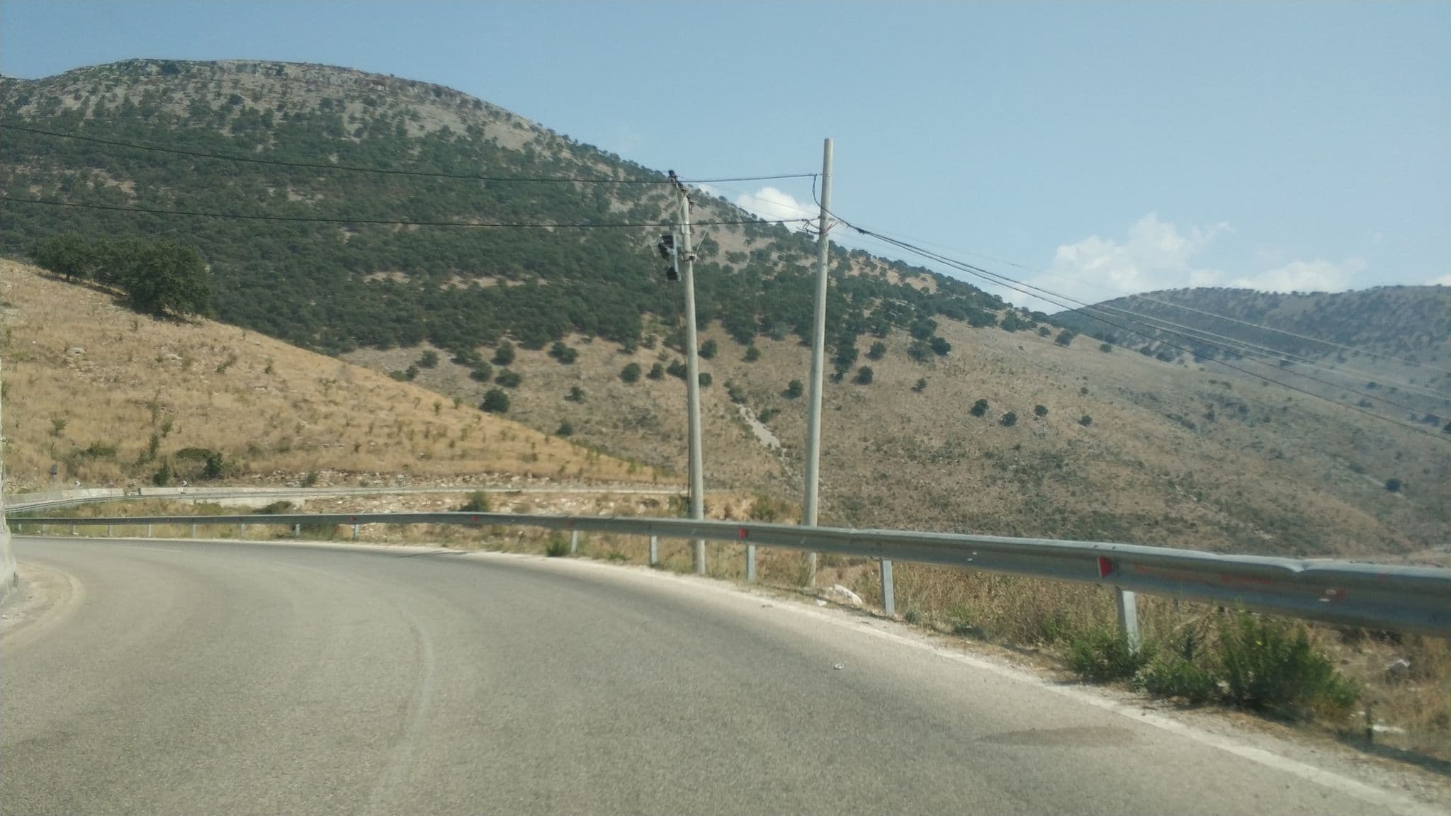 Street view near Palermiti Luxury Rooms, Himarë — © freddouhelk (CC BY-SA · Mapillary)