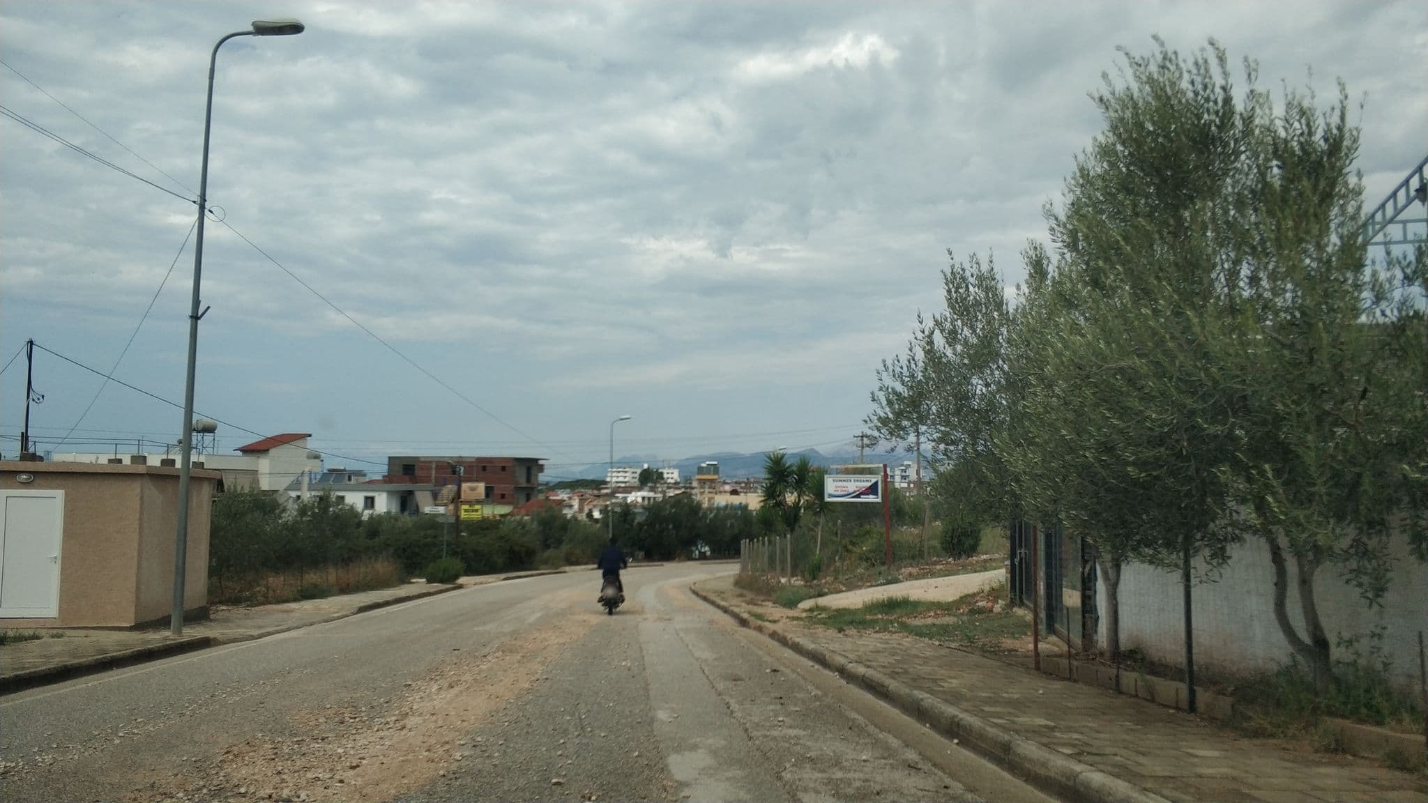 Street view near Hotel Tirana, Ksamil — © freddouhelk (CC BY-SA · Mapillary)