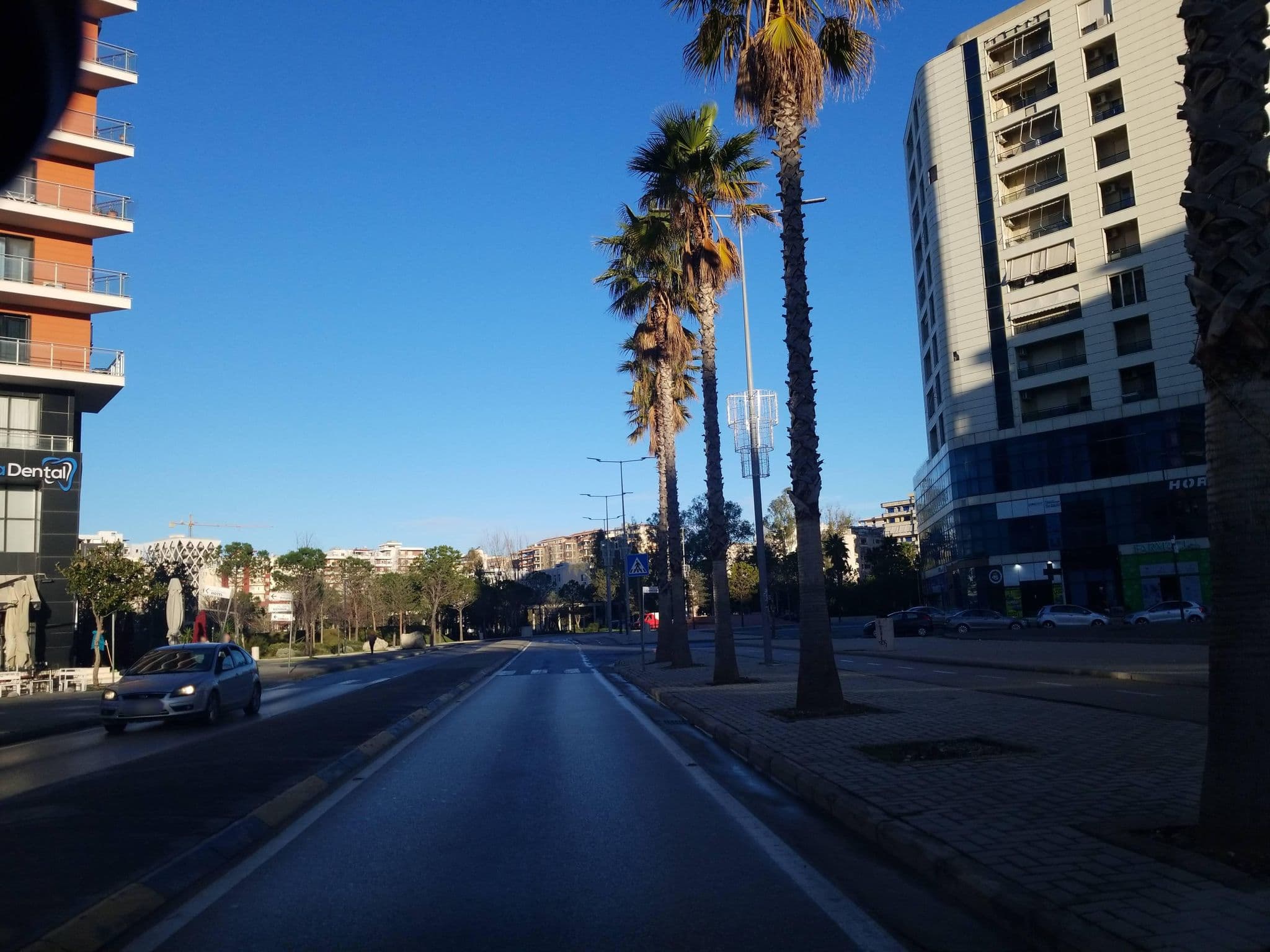 Street view near Zeneli Vlore Hotel, Vlorë — © denisju_osm (CC BY-SA · Mapillary)