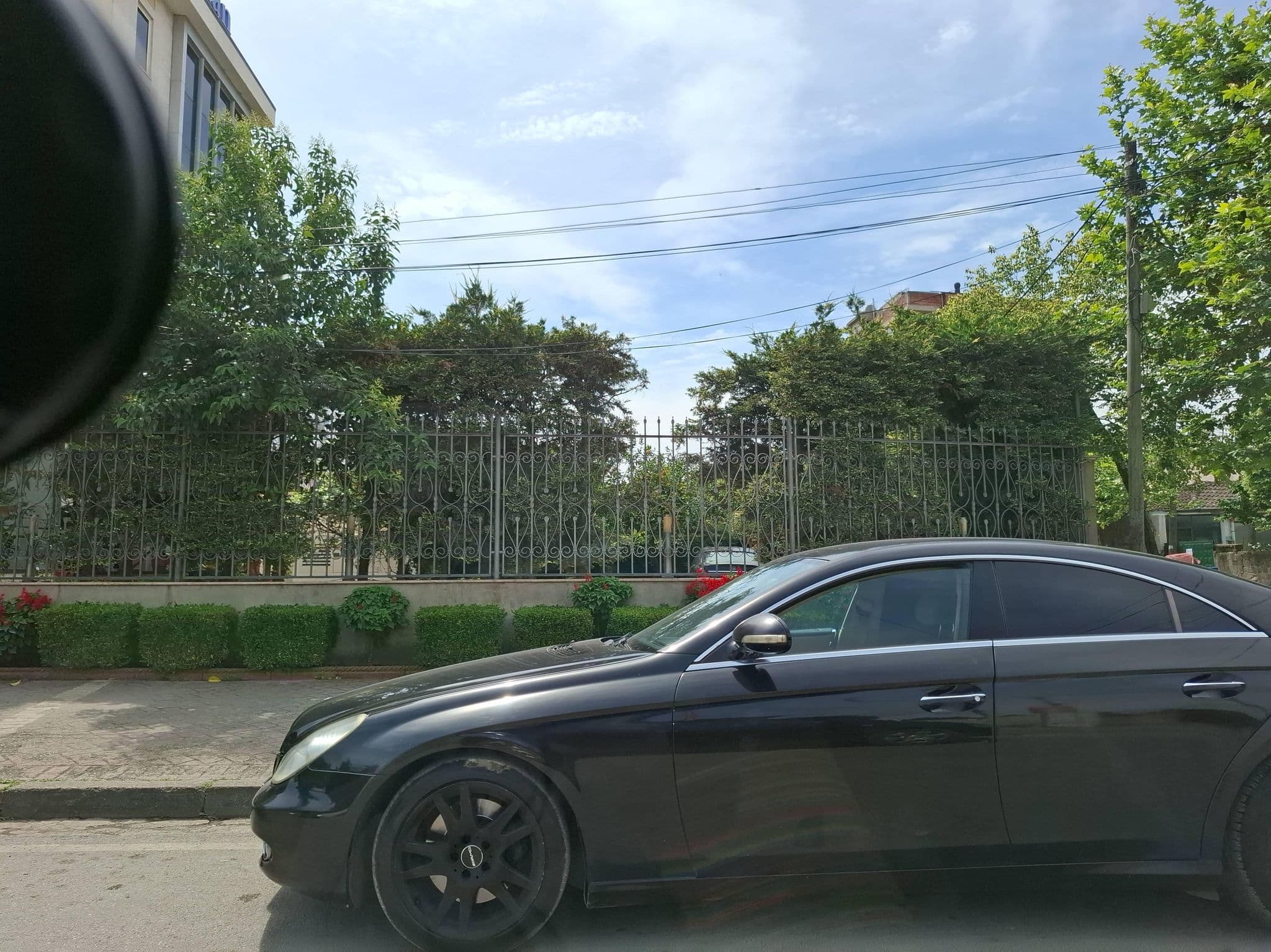 Street view near Meridian Tirana Hotel, Tirana — © denisju_osm (CC BY-SA · Mapillary)