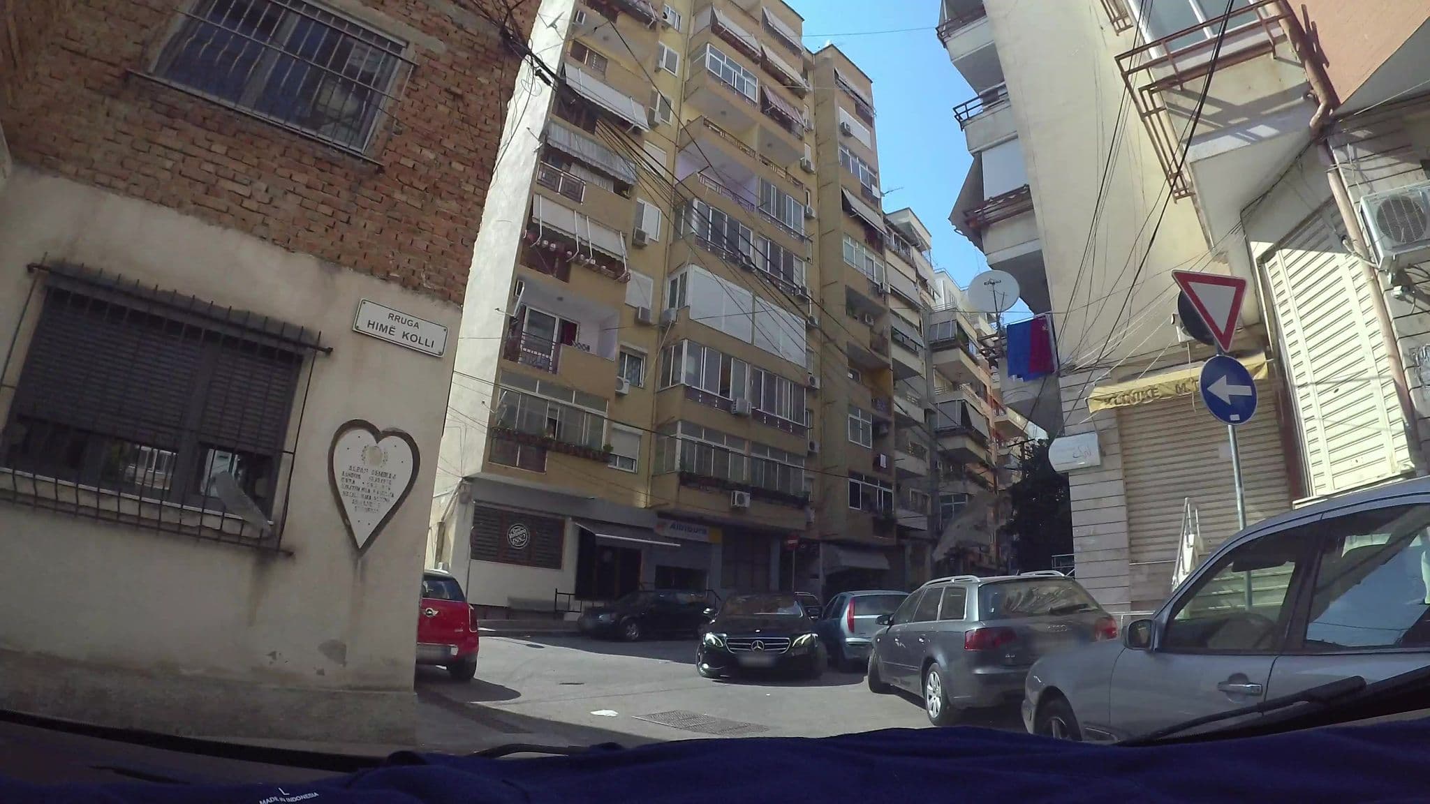 Street view near All Stars Hostel Tirana, Tirana — © kaart_3 (CC BY-SA · Mapillary)