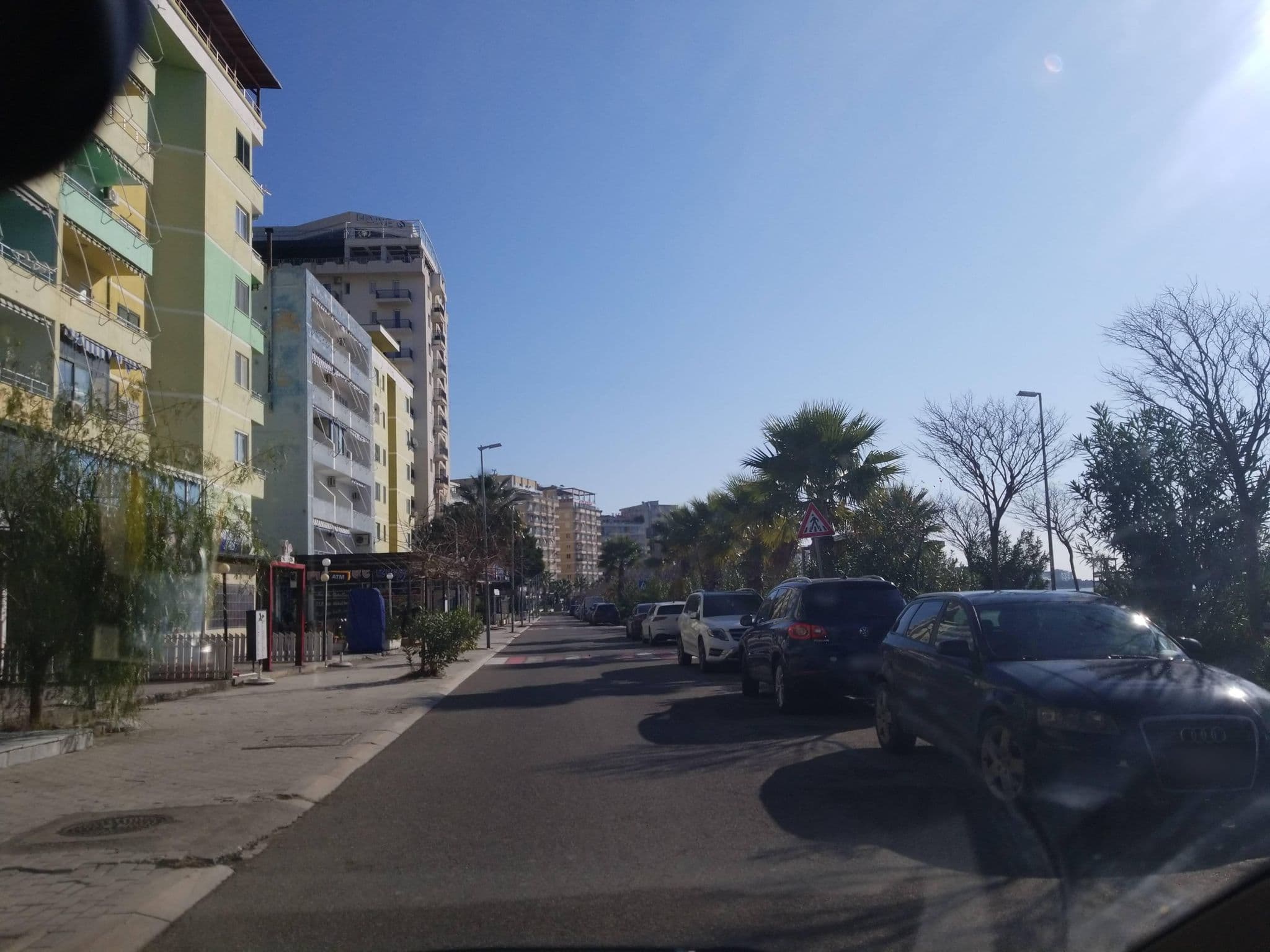 Street view near Sunset Apartment, Shëngjin — © denisju_osm (CC BY-SA · Mapillary)