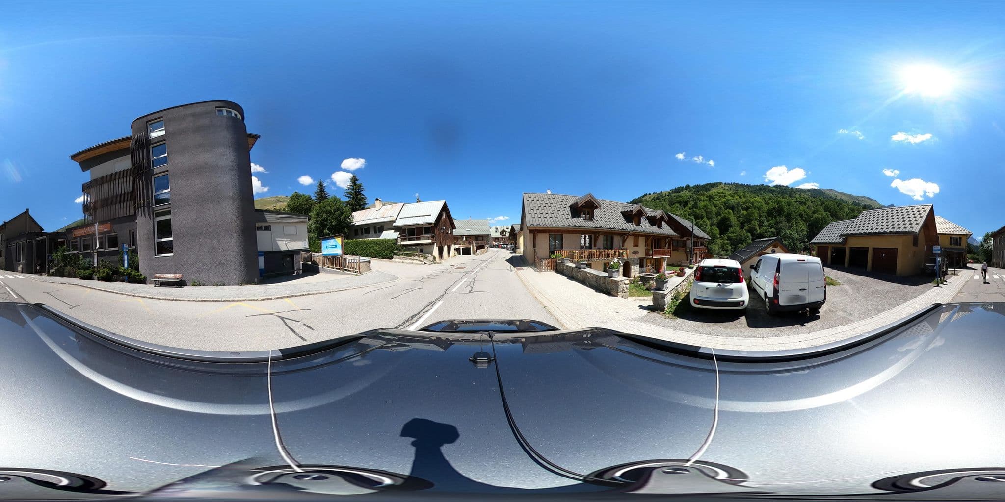 Street view near Chez Juste, Valloire