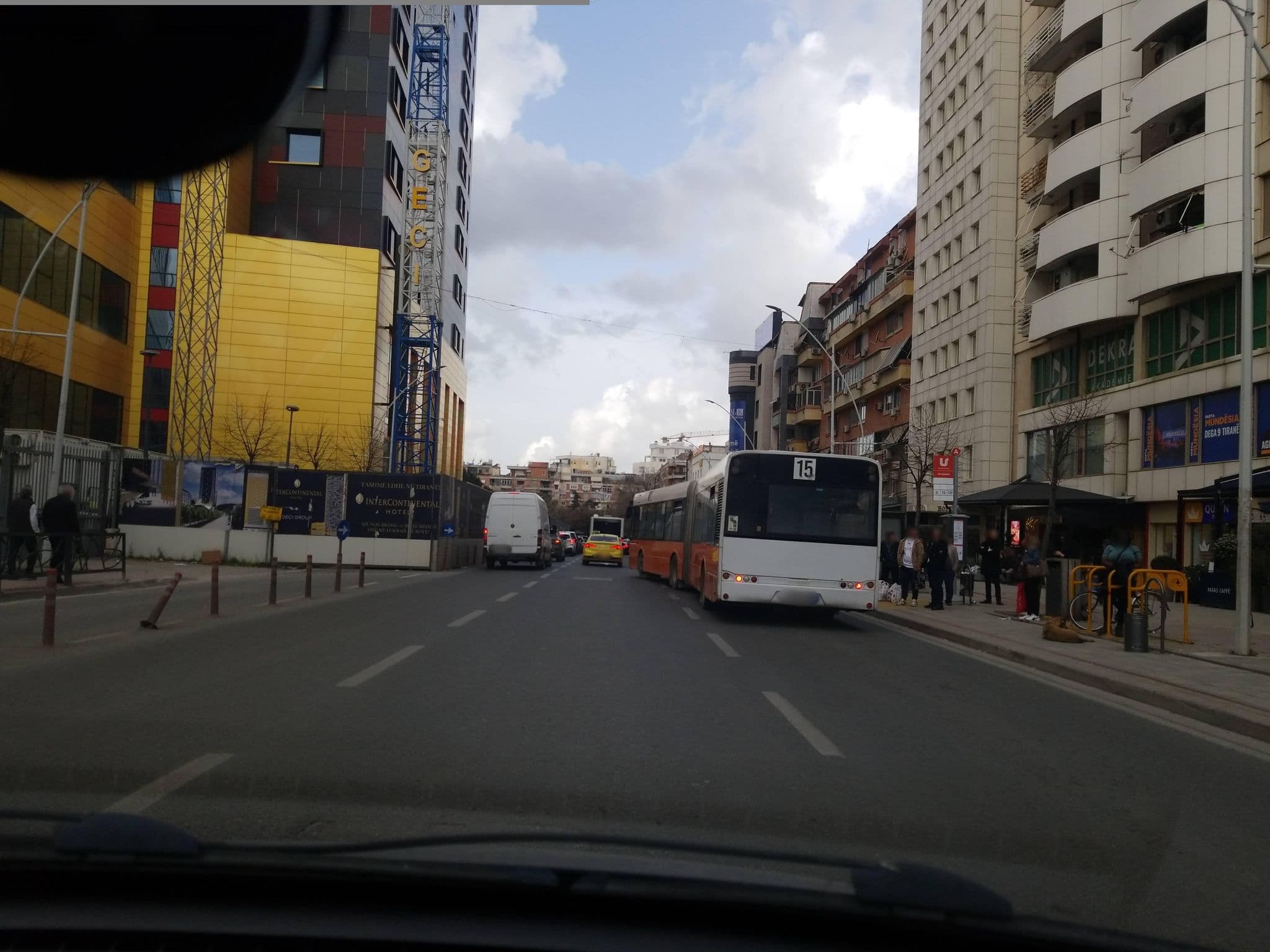 Street view near Rooftop Tirana-Choose Balkans, Tirana — © denisju_osm (CC BY-SA · Mapillary)
