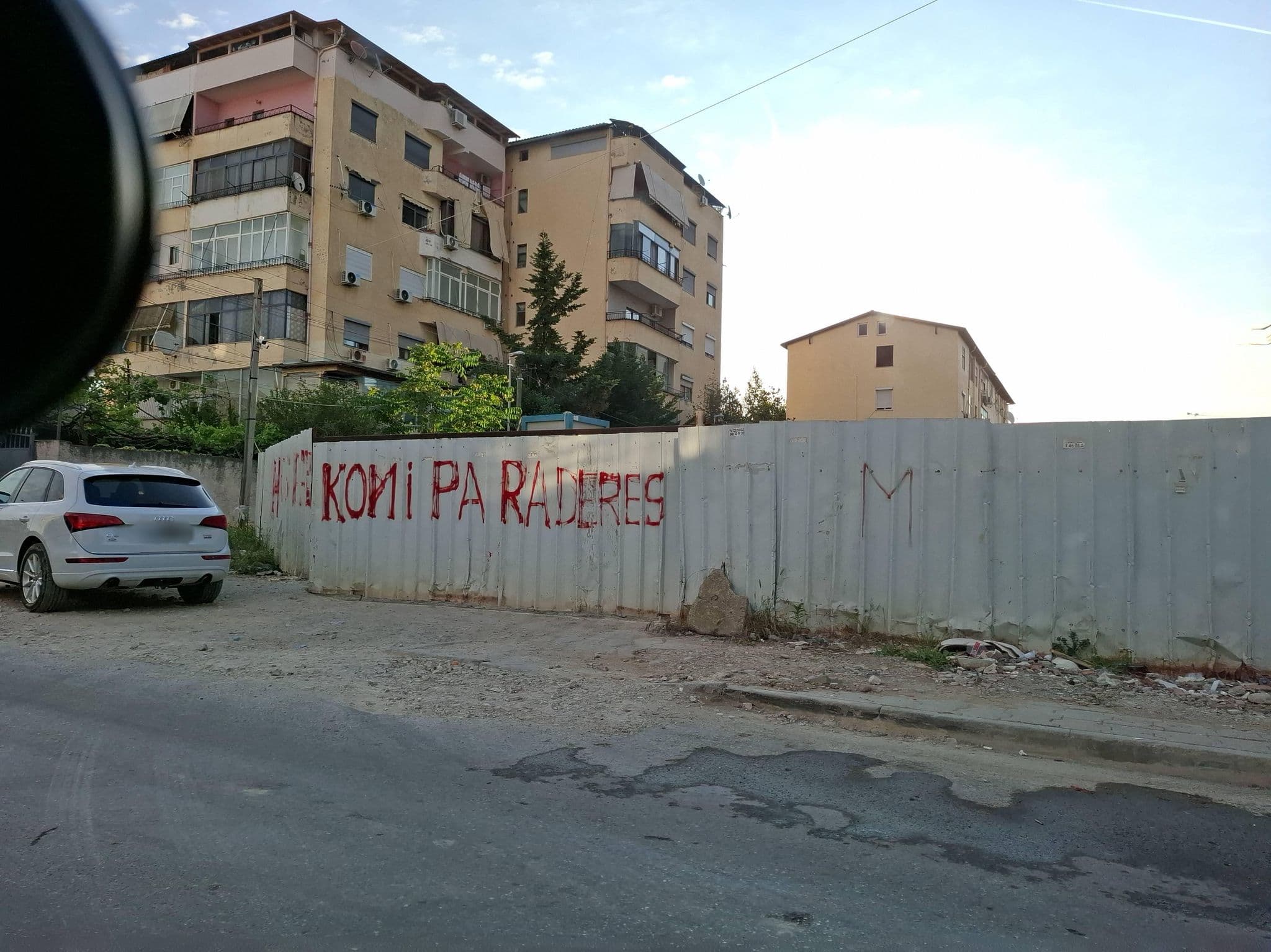 Street view near Ladi Rooms, Tirana — © denisju_osm (CC BY-SA · Mapillary)
