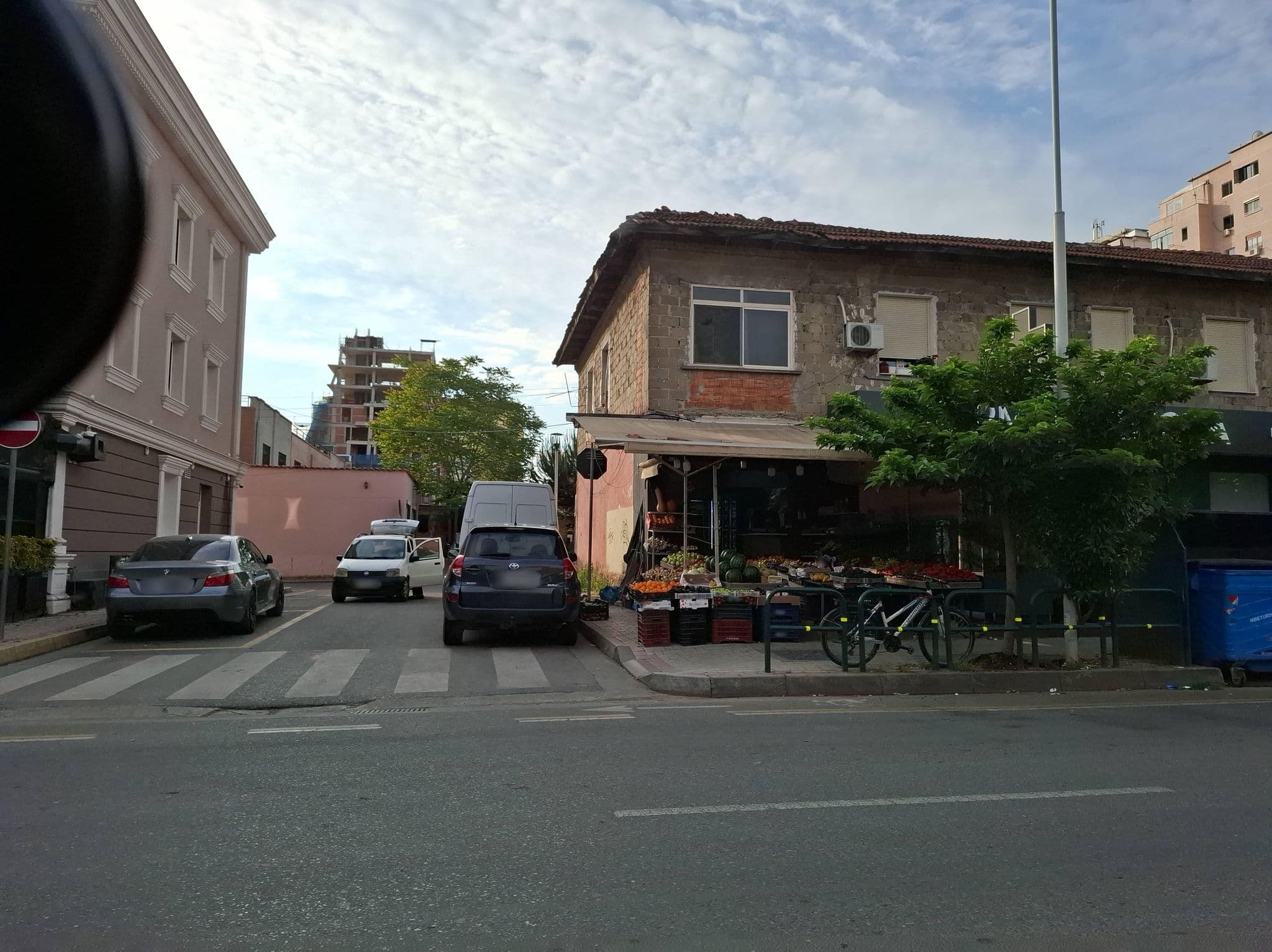 Street view near Primo Hotel, Tirana — © denisju_osm (CC BY-SA · Mapillary)
