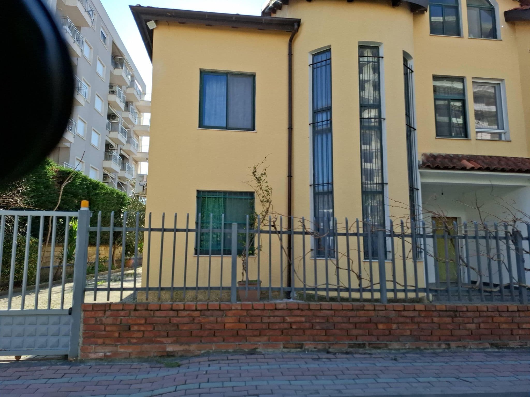 Street view near Domus Hotel, Shëngjin — © denisju_osm (CC BY-SA · Mapillary)